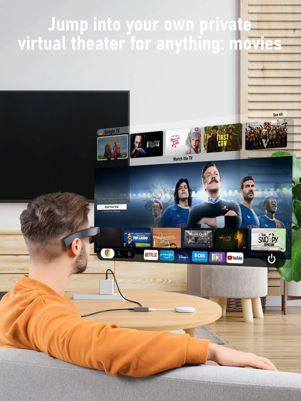 Lemorele Adapter HDMI na USB-C, HDMI 4K 60 Hz do typu C Video do Nreal Air, Rokid Air, RayNeo AR, GRAWOOW, Switch Base, Steam Deck Base, PS4/5