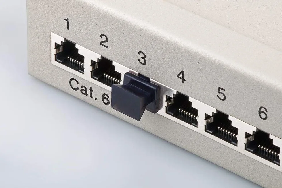 Goobay osłona przeciwpyłowa RJ45 czarna 10 sztuk