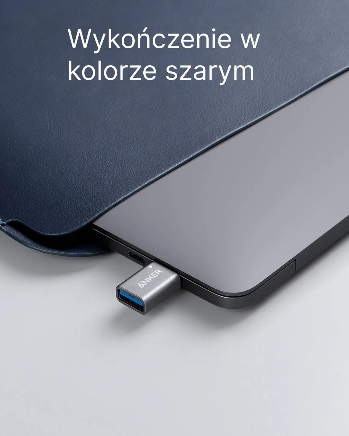 Adapter USB C Anker (2 sztuki), adapter USB C do USB, szybki transfer danych dla MacBook Pro 2020, iPad Pro 2020, Samsung Notebook 9, Dell XPS i innych urządzeń z portem typu C
