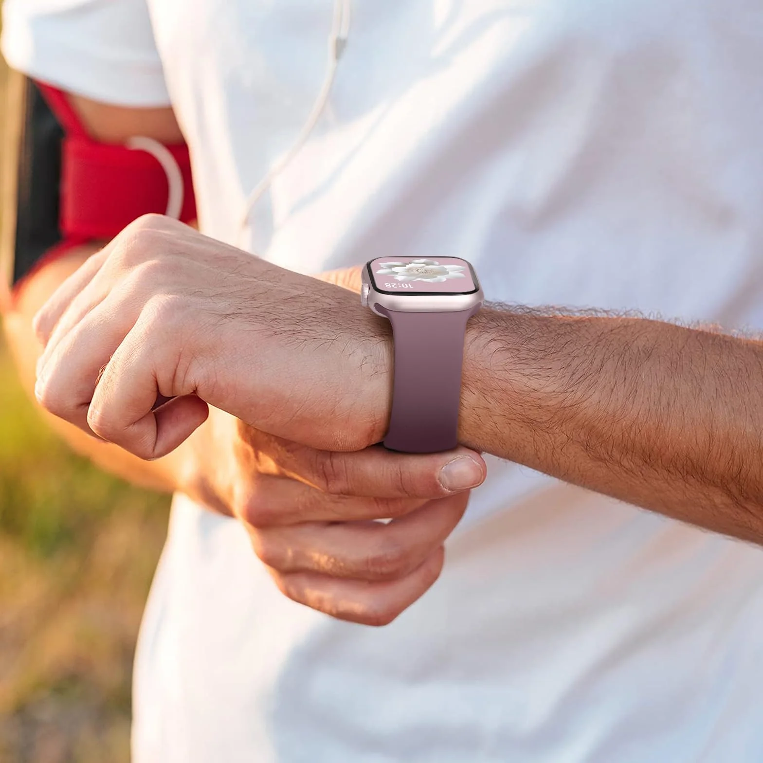 Dirrelo Pasek kompatybilny z Apple Watch 42 mm, 41 mm, 40 mm, 38 mm, 46 mm, 45 mm, 44 mm, 42 mm, 49 mm, dla kobiet i mężczyzn, miękki silikonowy pasek sportowy do iWatch SE Ultra 2 Series 10 9 8 7 6 5