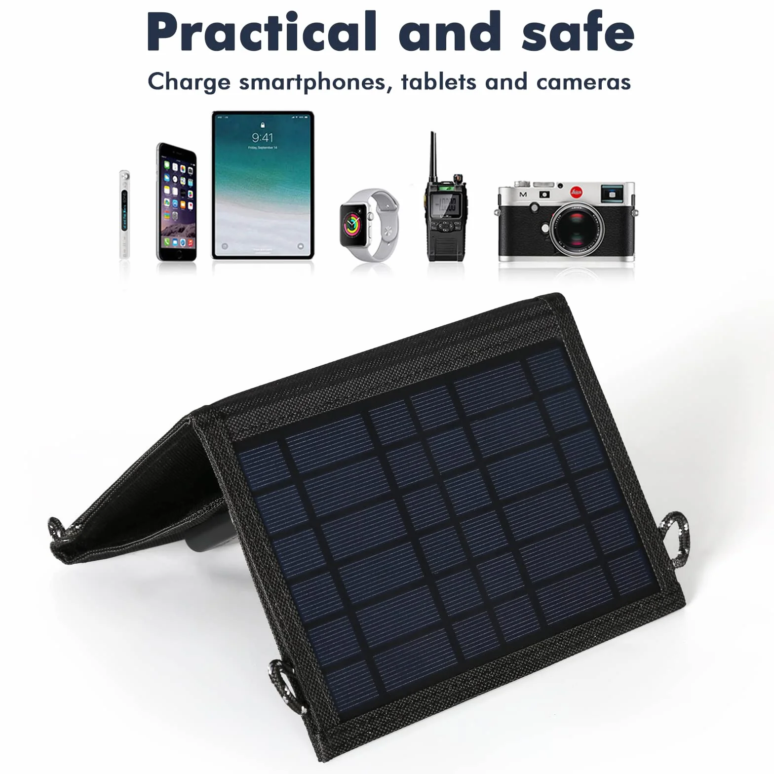 Panel słoneczny składany 15 W 5 V przenośna ładowarka do telefonu laptopa