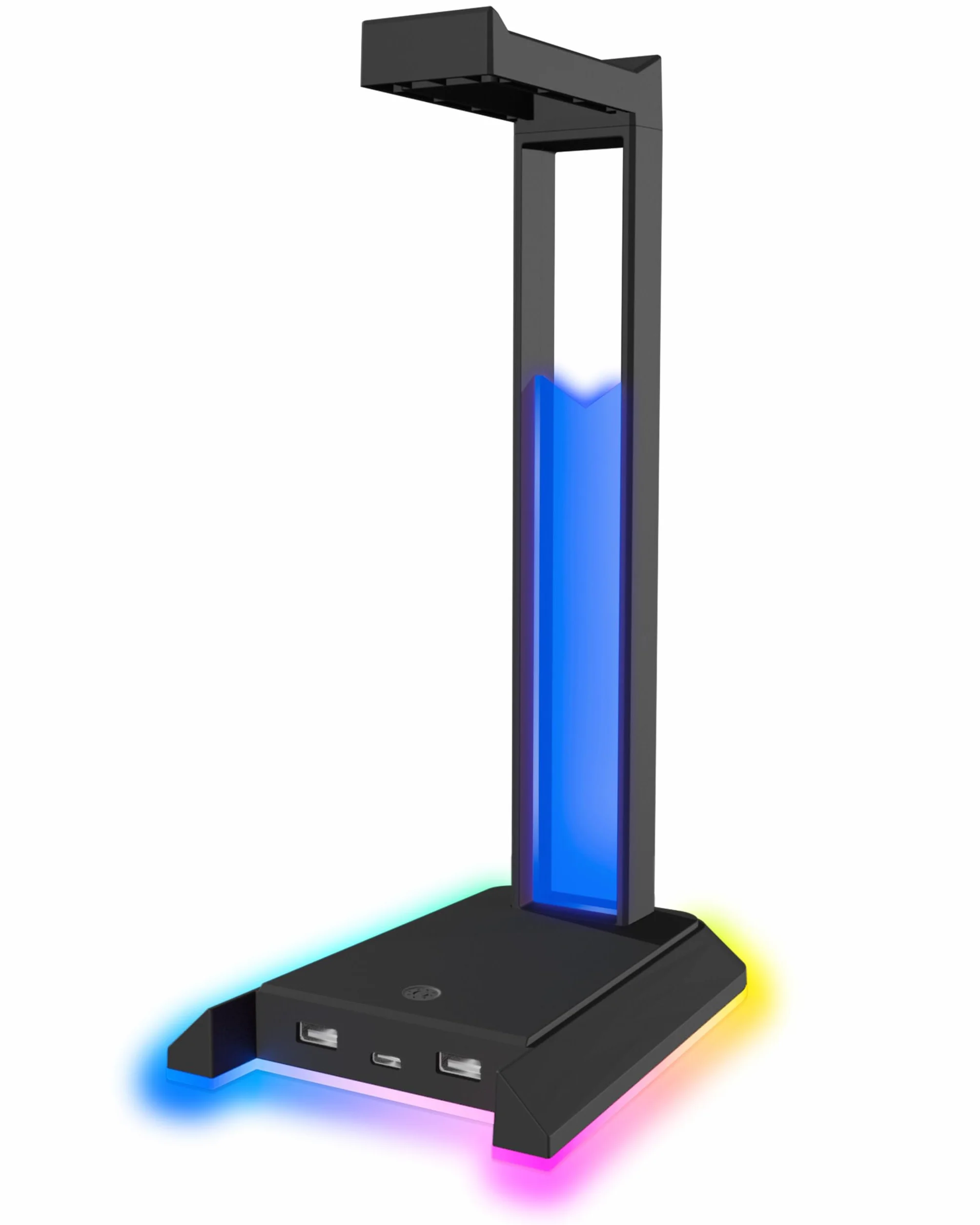 Speedlink EXCELLO NX Stojak na słuchawki RGB z 9 trybami LED, USB Hub 2.0 3 porty USB, czarny