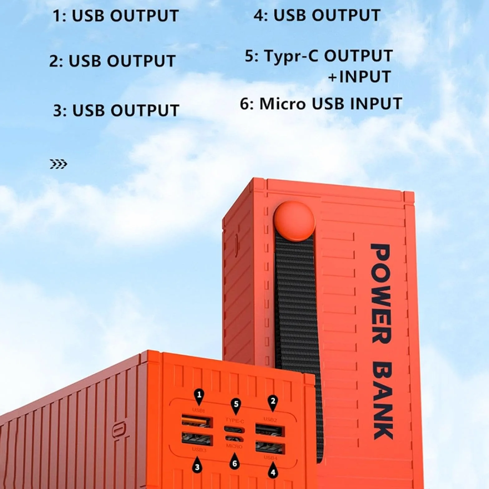 Powerbank Powerbank/66 W super szybkie ładowanie 100000 mAh cyfrowy wyświetlacz pojemnik powerbank 1w20.000 zewnętrzny zasilacz mobilny o dużej pojemności (20000 mAh/biały)