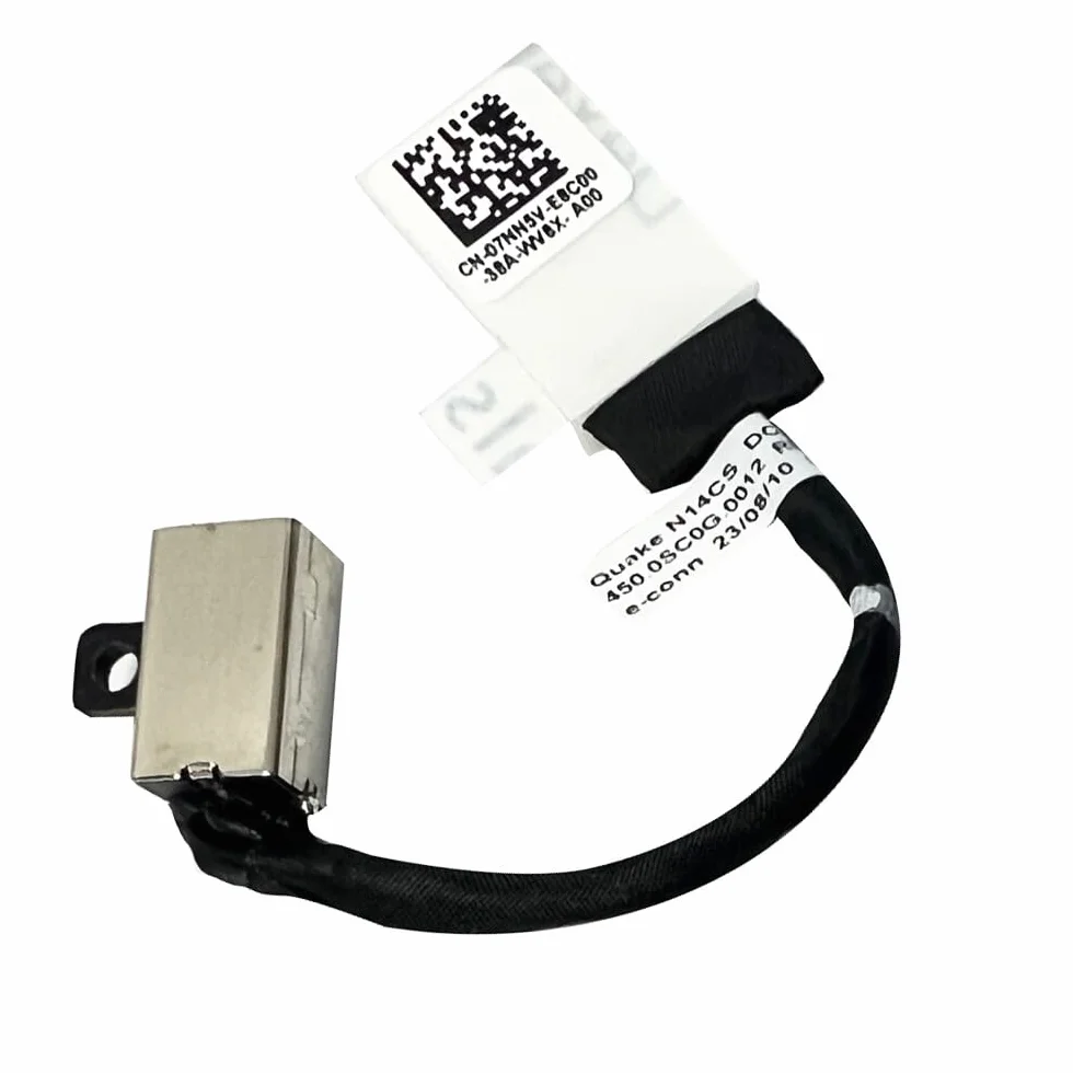 Gniazdo zasilania Zamiennik dla DELL Inspiron 5430 5435 5630 5635, 07NN5V 450.0SC0G.0012 DC Jack DC in Power Jack Charging Port Connector