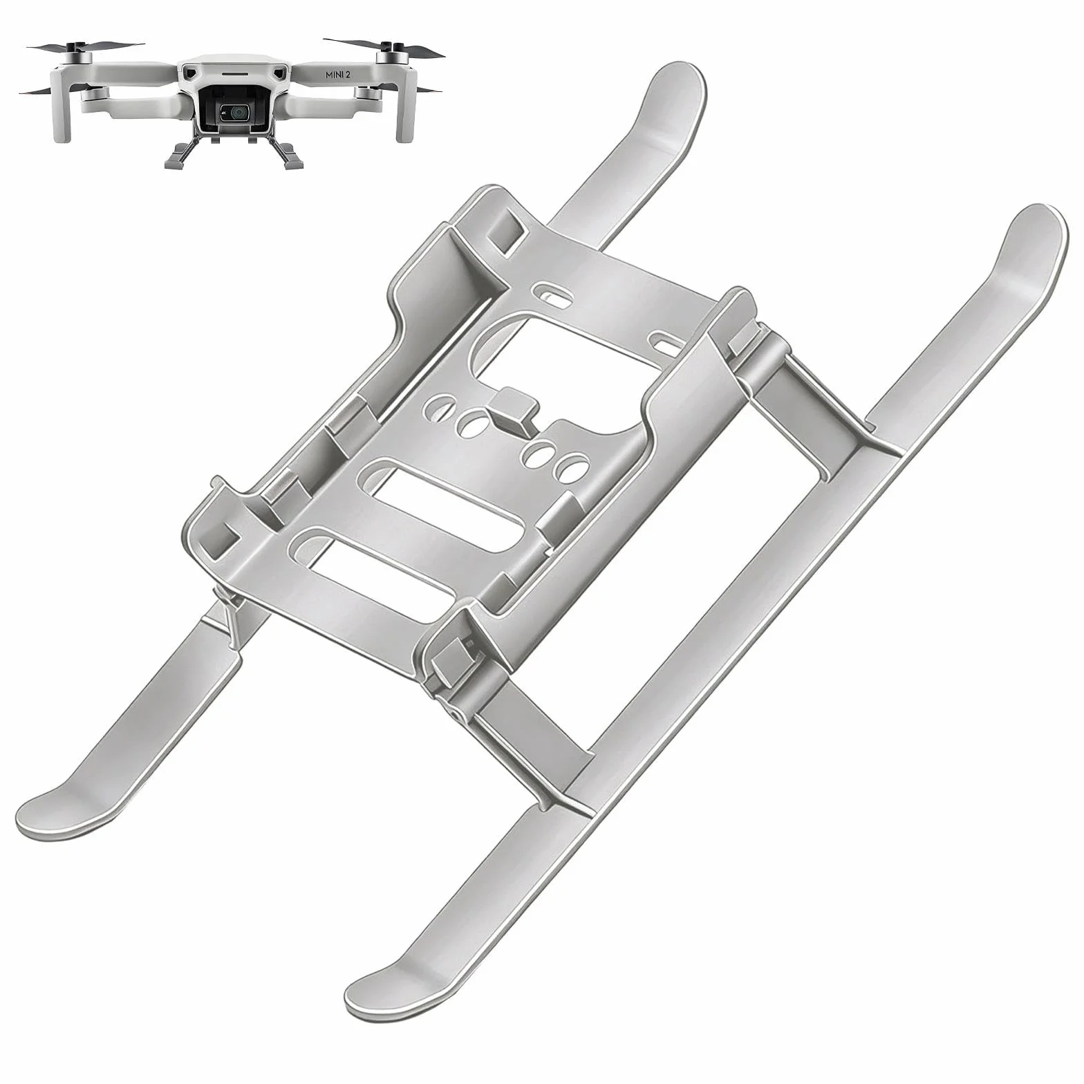 Składane przedłużki biegów, nóżki do lądowania, rozszerzenia przekładni lądowej, do DJI Mini 4K/2/SE/Mavic Mini, kolor szary
