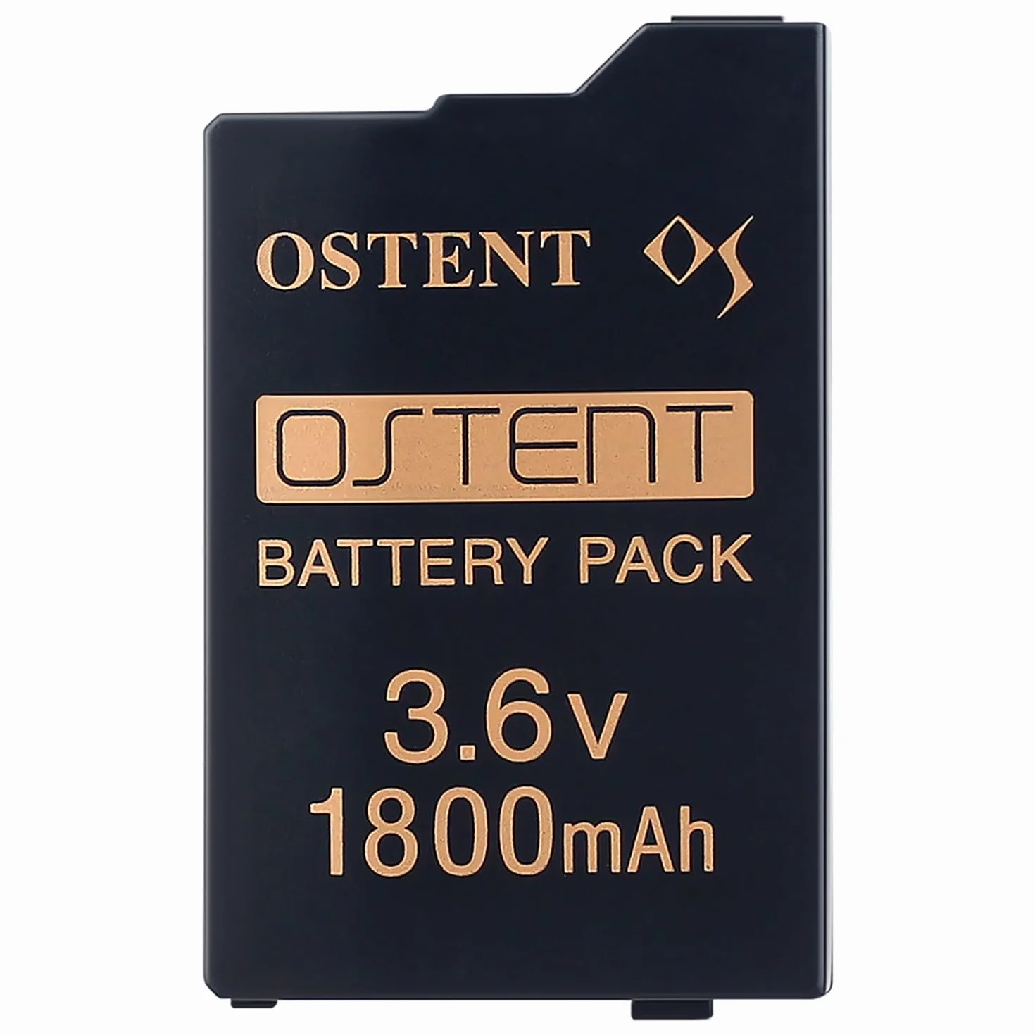 OSTENT Rzeczywista Pojemność 1800 mAh Akumulator litowo-jonowy Polimerowy 3,6 V Zamiennik dla konsoli Sony PSP serii 2000/3000 (model PSP-S360)