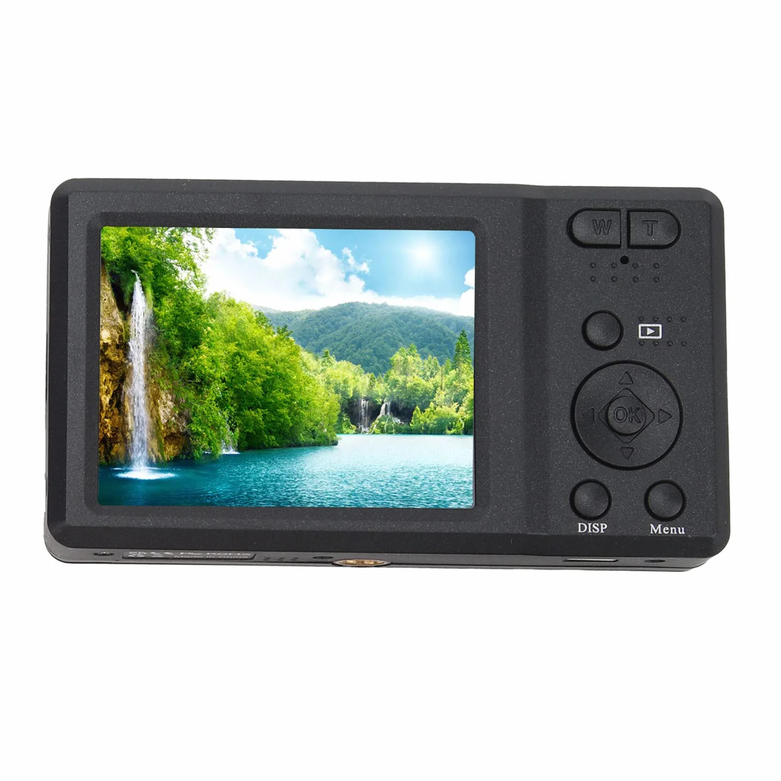 Aparat Cyfrowy Camara Digital 2,7 Cala 4K z 20-krotnym Zoomem Cyfrowym Aparaty Cyfrowe do Podróżowania (BLACK)