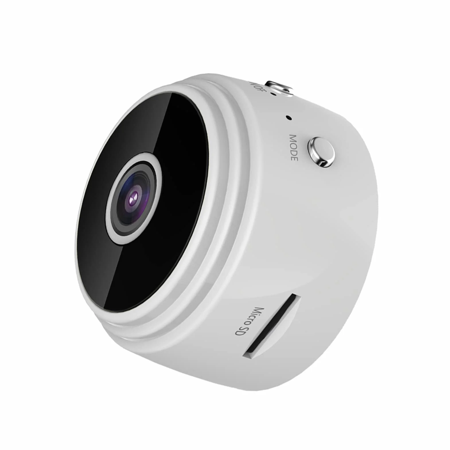 Mini kamera wideo 1080P WiFi, kamera wideo szerokokątna 150°, IR widoczność w nocy, wykrywanie ruchu, 128 GB pamięć rozszerzenia, 240 mAh bateria do monitorowania niemowląt, zwierząt, dom