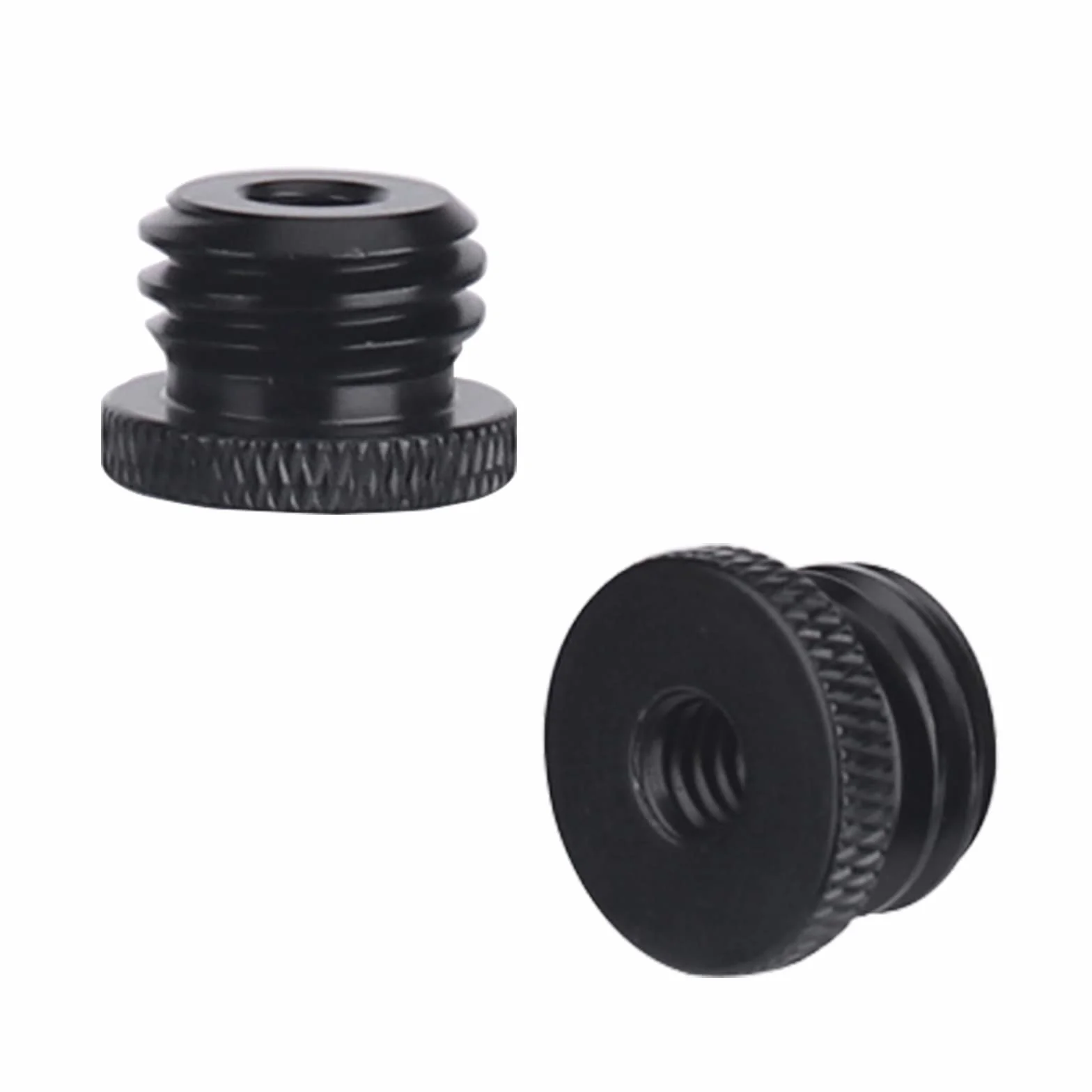 Adapter gwintowany 5/8 na 1/4 do statywu laserowego, 2 sztuki, czarny