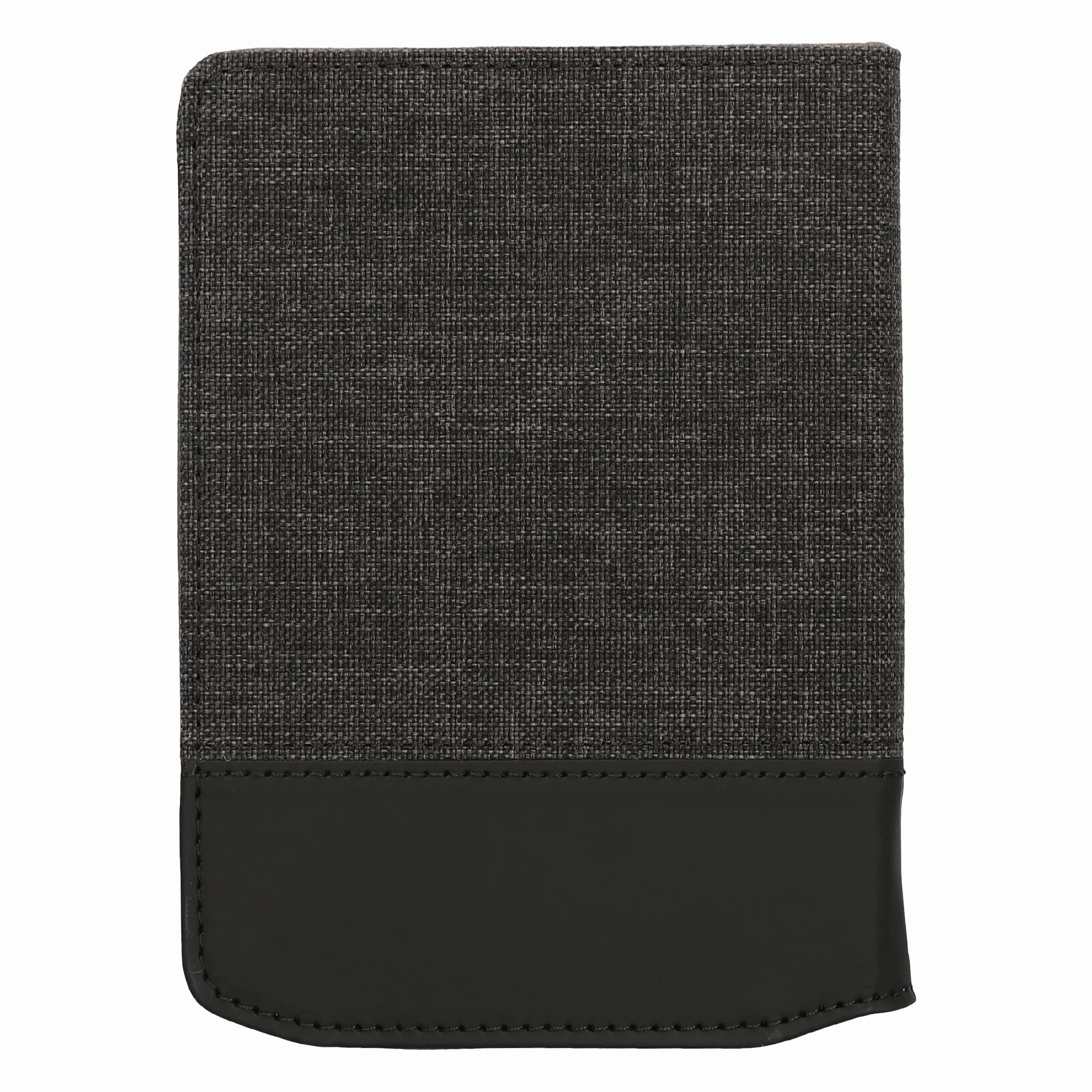 kwmobile etui kompatybilne z Pocketbook Verse / Fresh Pro / Verse Color / Vivlio Light / Light HD - płócienne etui ochronne w kolorze antracytowym/czarnym - do e-czytnika -