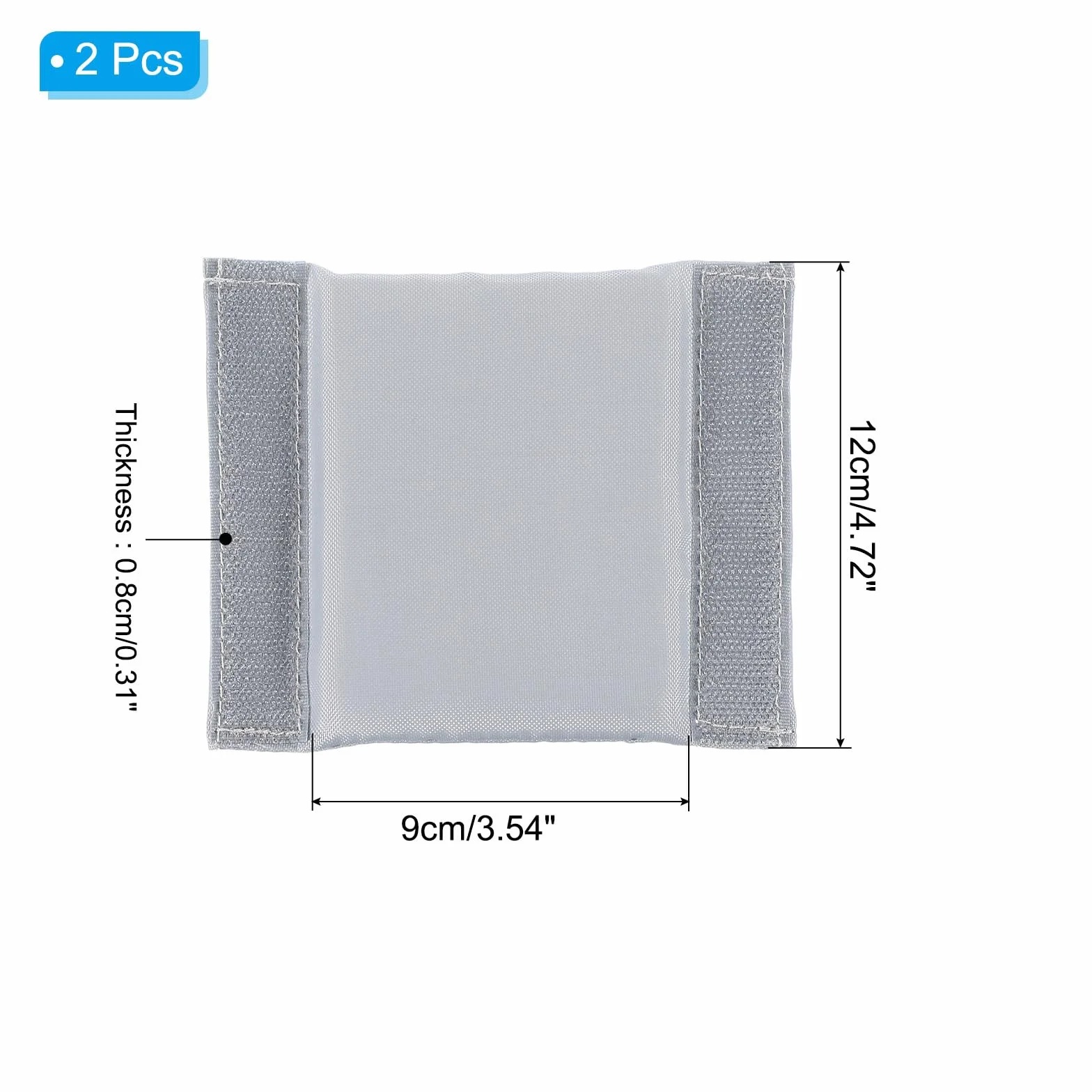 PATIKIL Przegroda torby na aparat, 3 szt. 12 cm x 9 cm x 0,8 cm, odporne na wstrząsy wkładki do torby na aparat, podkładka separacyjna, soczewka ochronna do aparatu Nikon, DSLR, organizer, uniwersalna