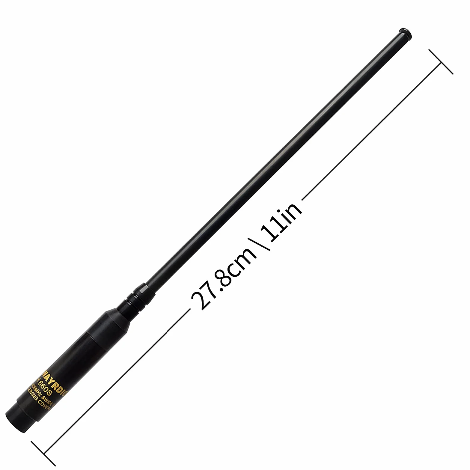 TWAYRDIO BNC dwuzakresowy 70 cm 2 m 144/430 mhz 28 cm/11 cali - 109 cm/43 cale wysuwana teleskopowa przenośna antena radiowa do Kenwood Icom IC-F50 IC-M88 2-drożne radio