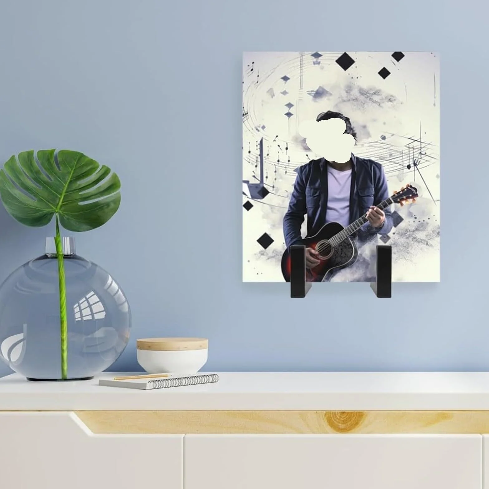 2-pak metalowych uchwytów na płyty winylowe - organizer do przechowywania albumów - stylowy stojak na płyty winylowe - idealny dla miłośników muzyki i kolekcjonerów