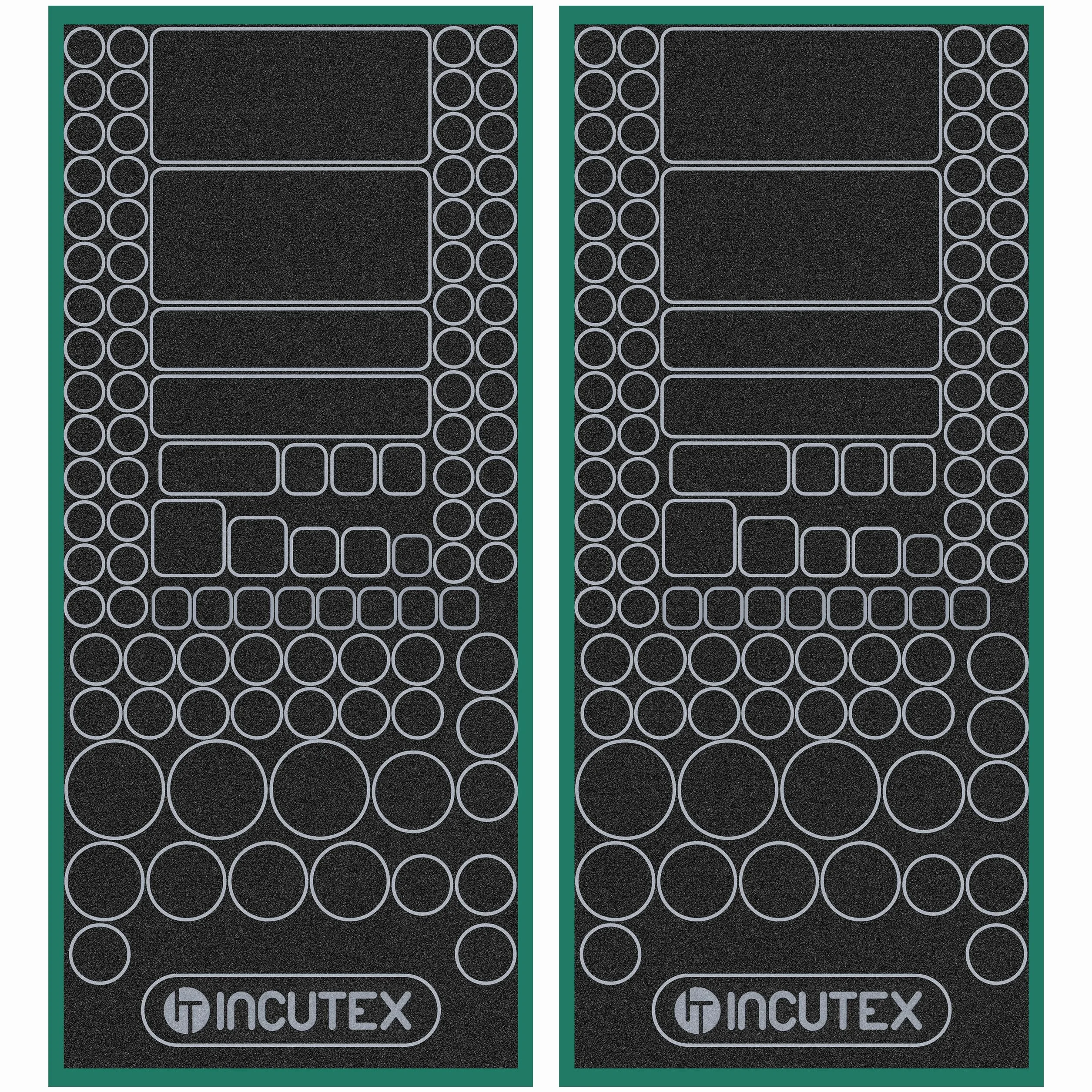 Incutex 104 x naklejki LED do ściemniania routerów, urządzeń elektronicznych, urządzeń gospodarstwa domowego, przyciemniania i blokowania 80% światła