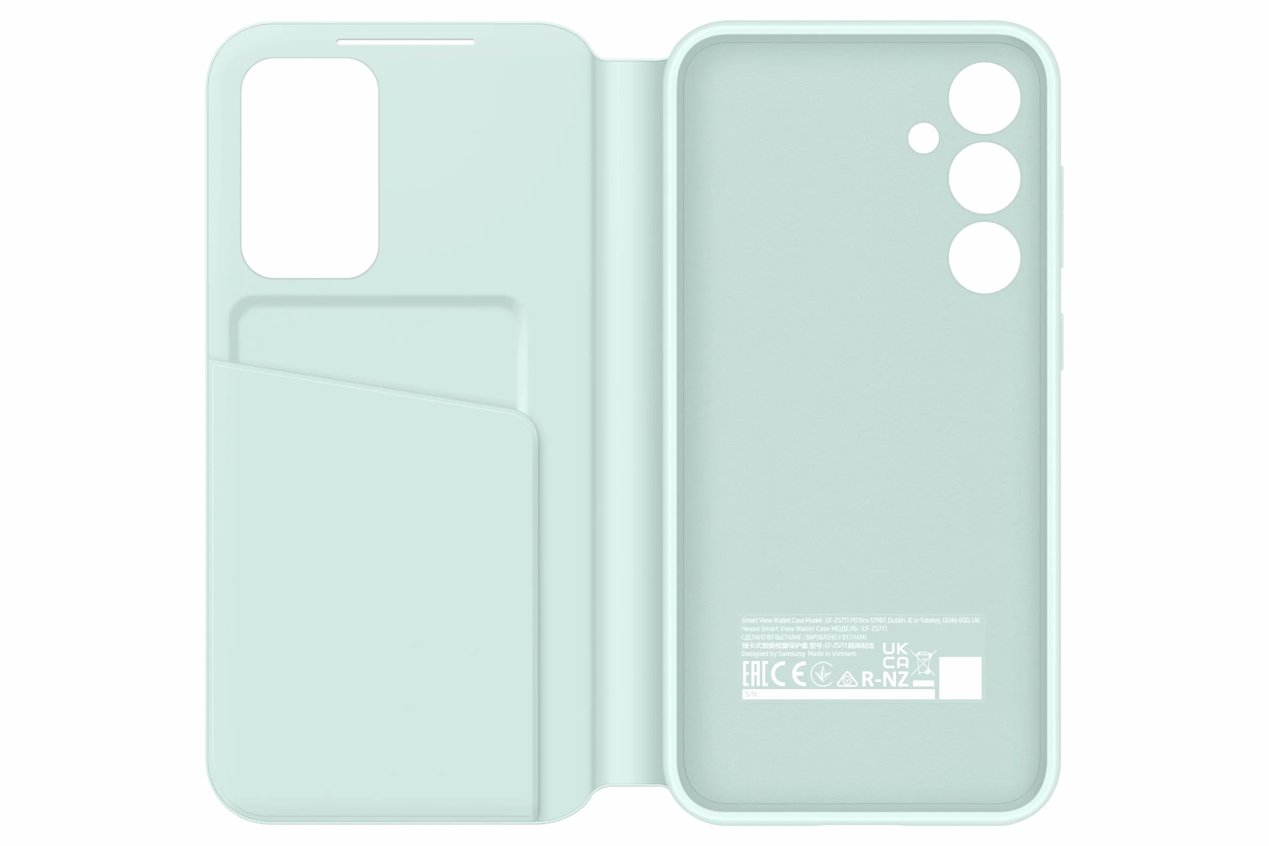 Samsung Galaxy Official S23 FE Smart View portfel etui, miętowy