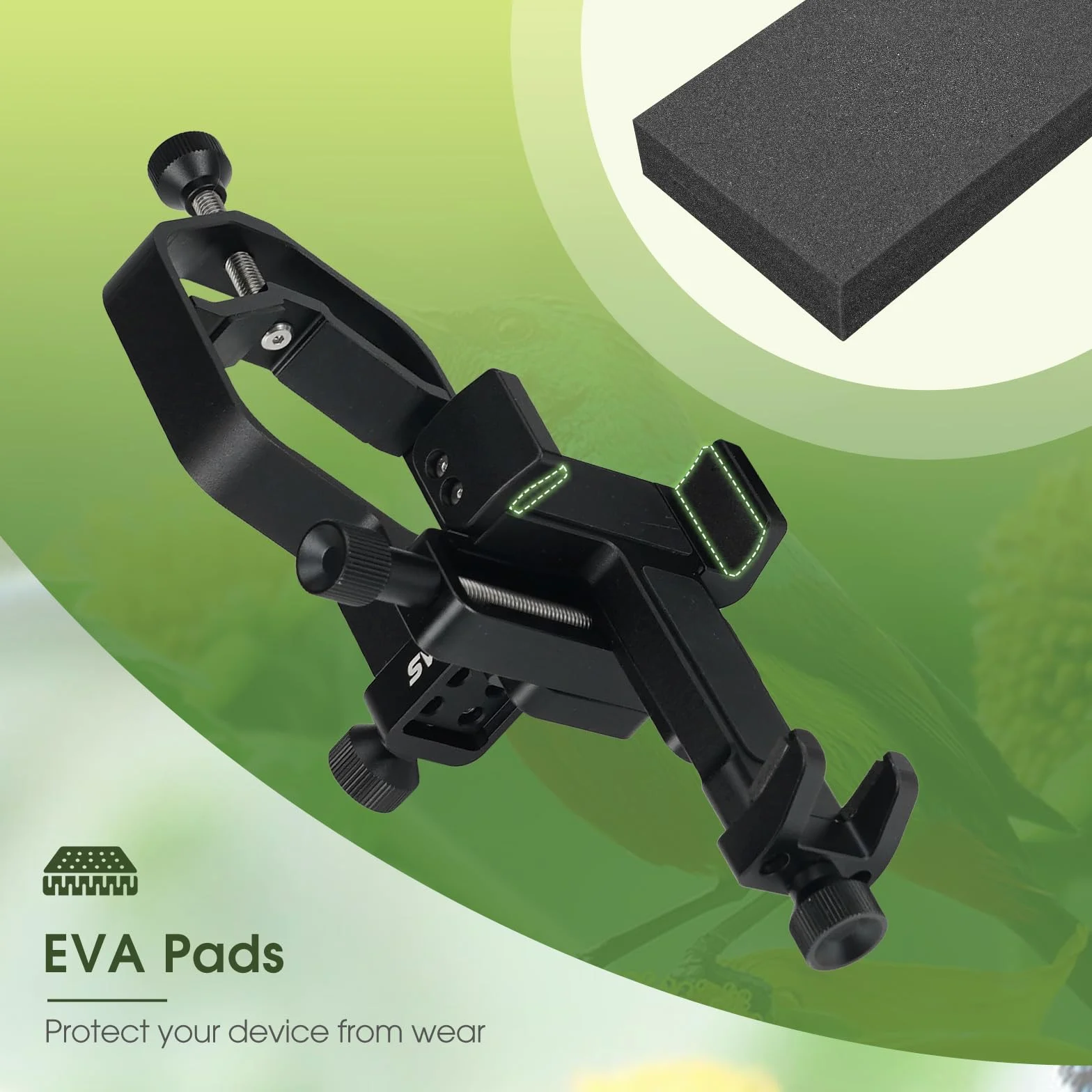 Svbony SV214Pro Uchwyt Adaptera do Smartfona, Adapter do Digiscopingu, 3-Osiowy Uniwersalny Adapter do Telefonu, Akcesoria Metalowe Kompatybilny z Lornetką Monokular Luneta (44-64mm)