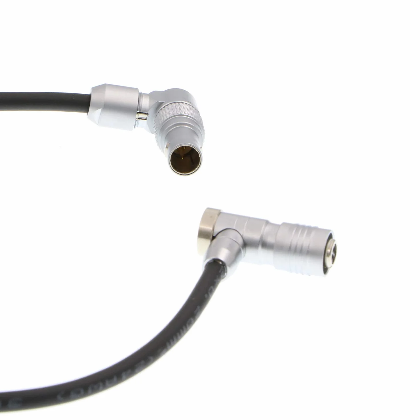Alvin's Cables Z CAM E2 obrotowy kąt prosty 2-pinowy do 4-pinowy żeński kabel zasilający kątowy do monitora Portkeys