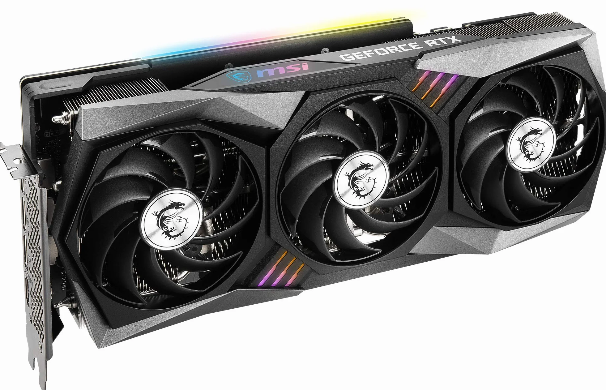 MSI GeForce RTX 3070 8 GB GDRR6 256-bitowy HDMI/DP Tri-Frozr 2 wentylator TORX 4.0 Ampere Architektura RGB OC karta graficzna (RTX 3070 Gaming X Trio)