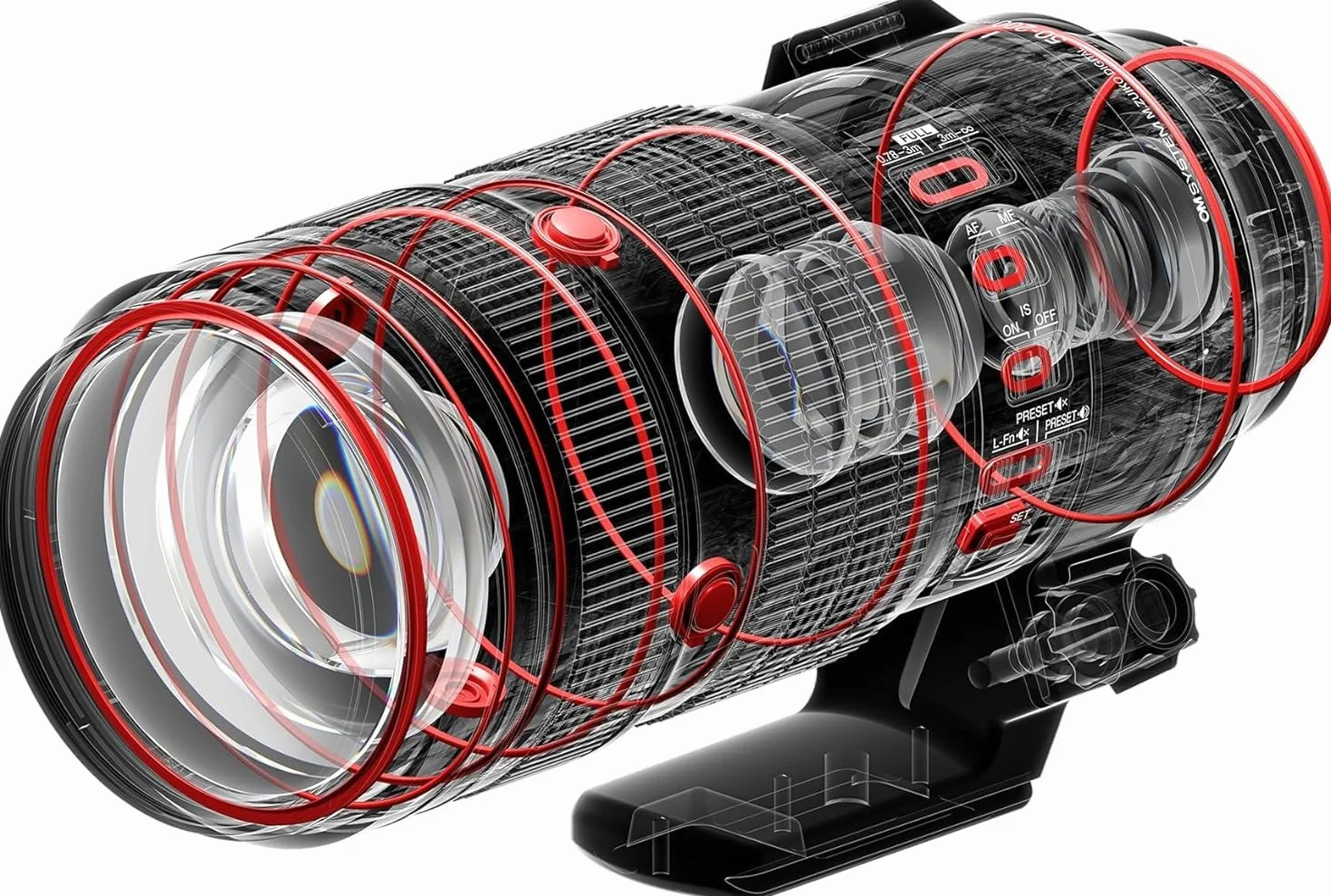 OM SYSTEM M.Zuiko Digital ED 50-200mm F2.8 IS PRO Obiektyw Telezoom MFT | Jasny teleobiektyw do Olympus i Panasonic, stabilizacja obrazu IS, lekki, uszczelnienie IP53, bokeh, mocowanie M4/3