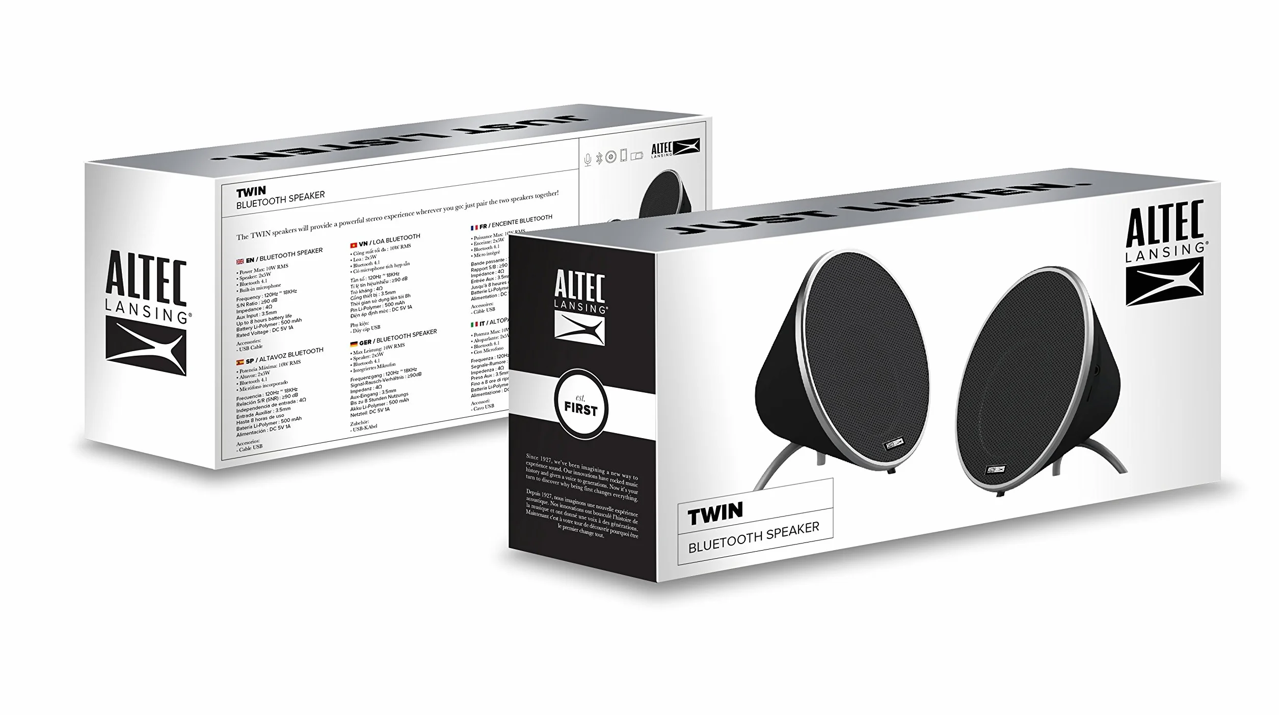 GEEMEL TWIN BLUETOOTH Głośniki