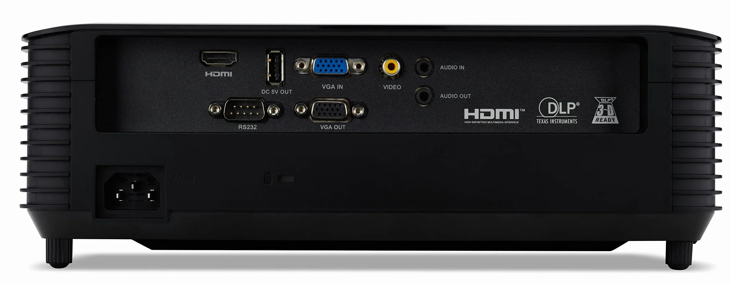 Acer Projektor X1128H DLP (SVGA (800 x 600 pikseli) 4800 ANSI lumenów 20 000:1 Kontrast 3D Keystone 1 x głośnik 3 W, czarny, kino domowe/biznesowe