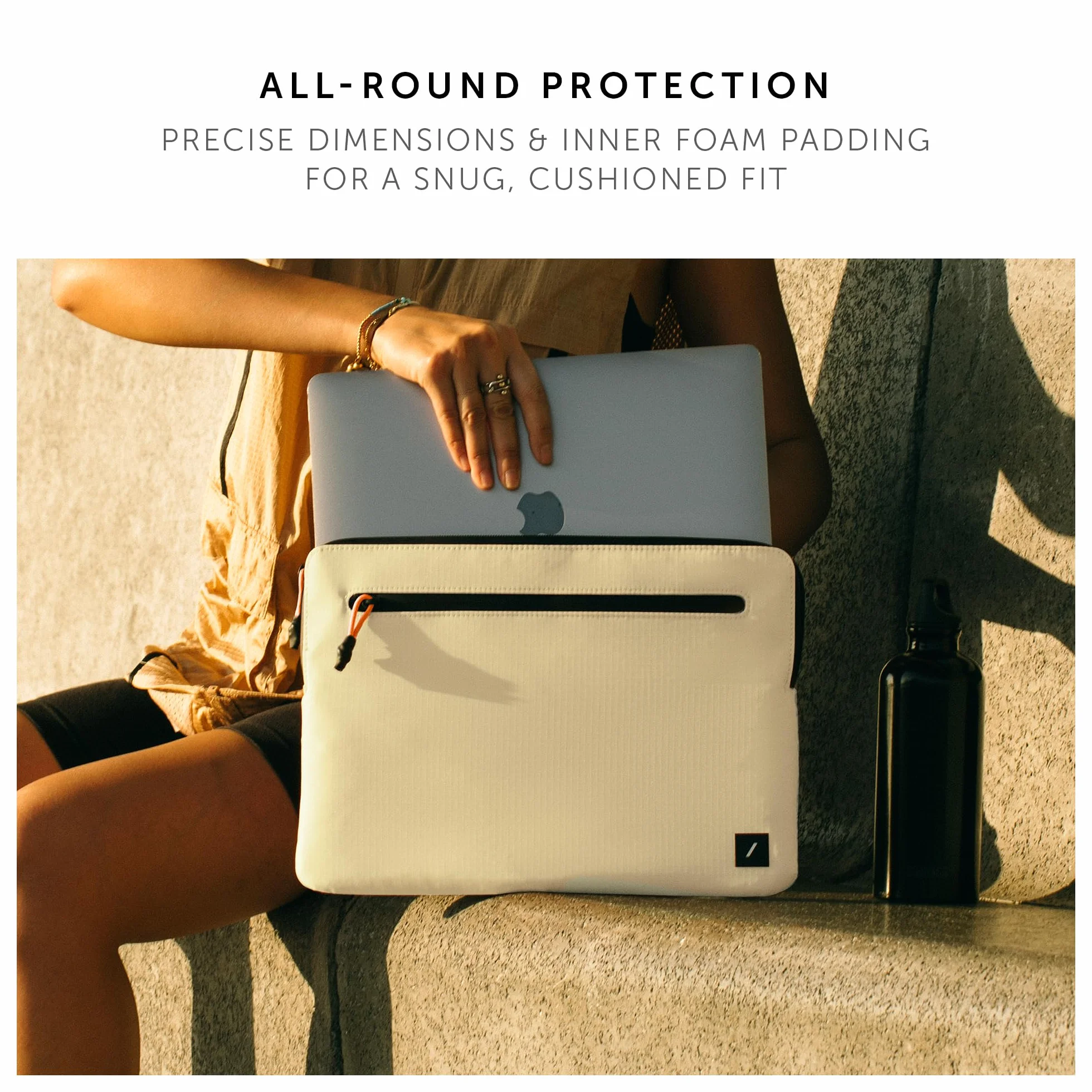 Native Union Ultralekki rękaw, trwały, lekki, trwały - wykonany w 100% z tkaniny Ripstop z recyklingu - kompatybilny z MacBook Pro 35.6 cm M4 (2021 i nowsze) - czarny