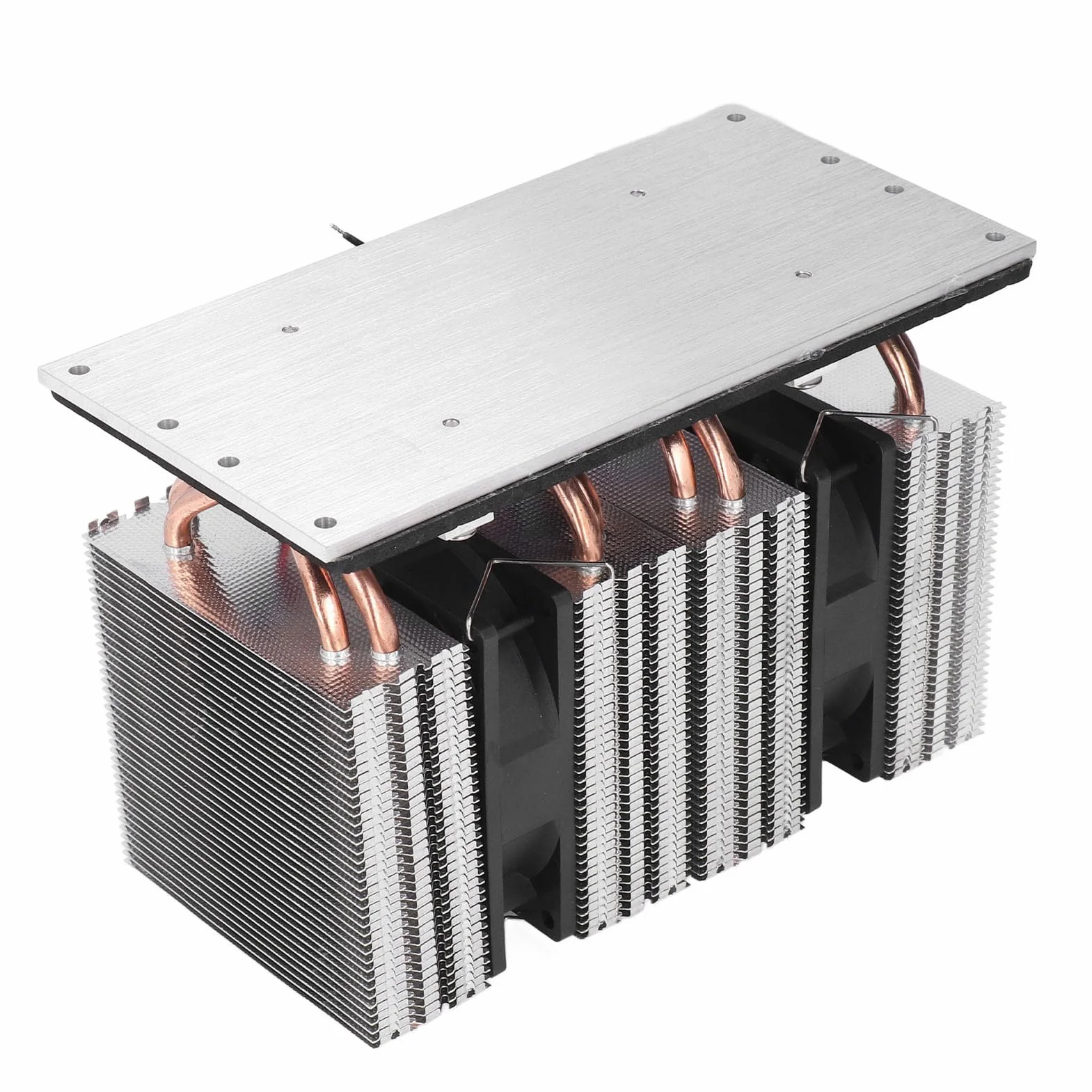 Półprzewodnikowy Układ Chłodzenia, Radiatory Moduł Chłodnicy Chłodniczej, Dwurdzeniowe Urządzenie Chłodzące Powietrzem 12 V 240 W Stop Aluminium ABS do Półprzewodnikowego Układu Chłodzenia