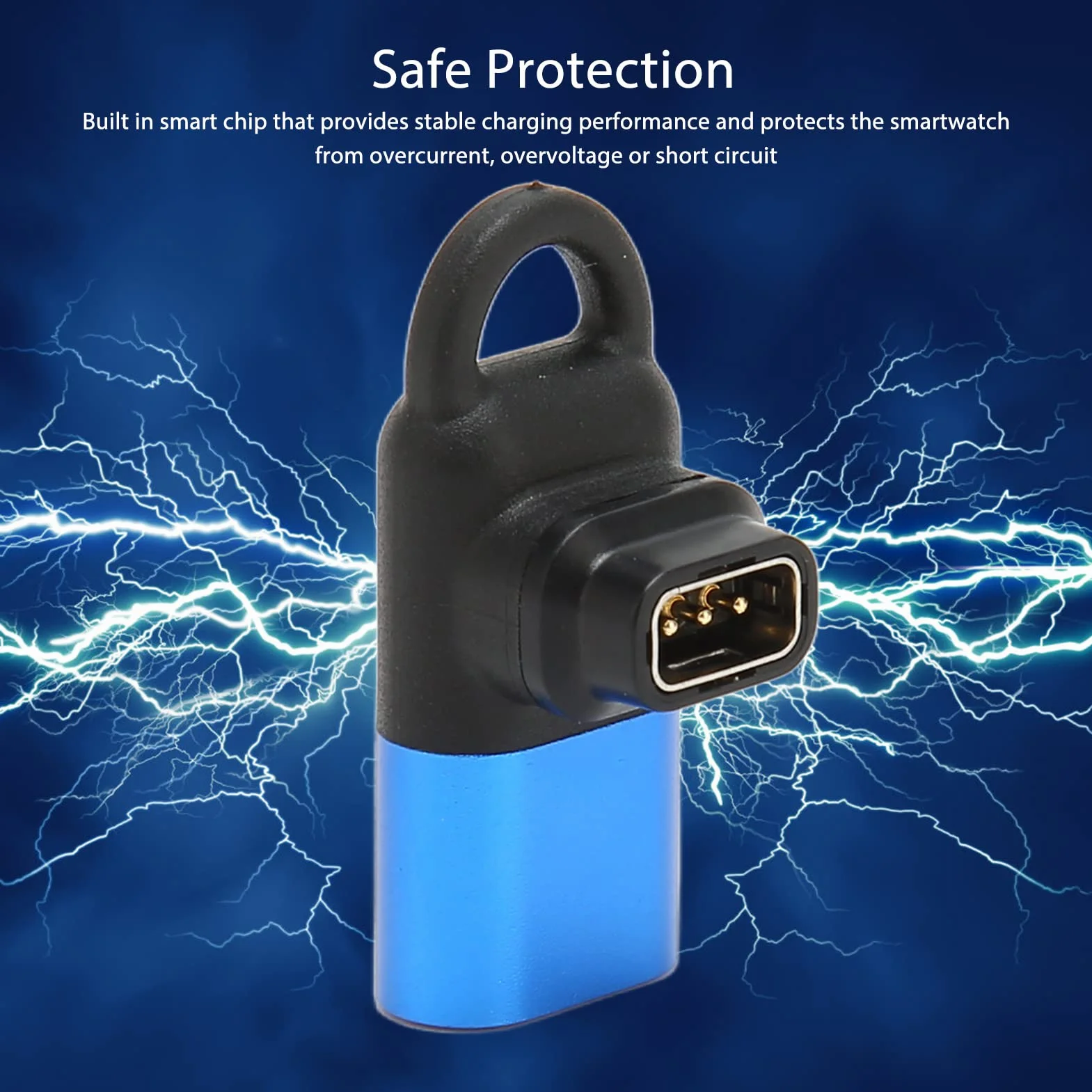 Kabel ładujący USB-C do Coros Pace 2, Apex, Apex Pro, Vertix, Vertix 2 Czarny