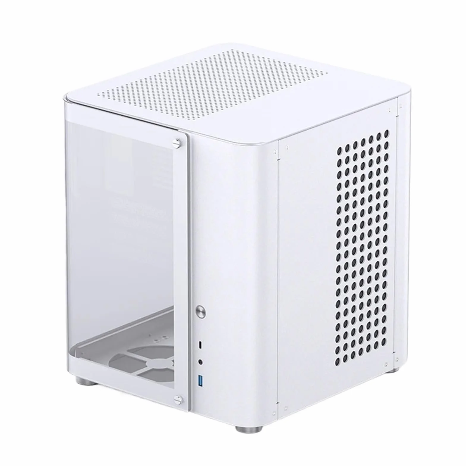 TK-1 2.0 Ver M-ATX podwozie pokój z widokiem na morze aluminiowy statek kosmiczny kabina ryba tył woda chłodzenie komputer do gier PC
