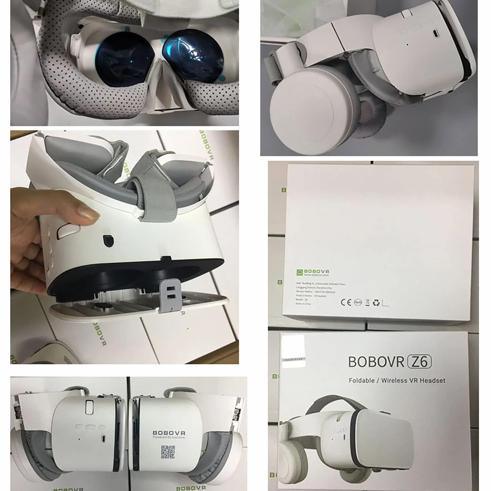 Zestaw słuchawkowy do wirtualnej rzeczywistości 3D VR z pilotem zdalnego sterowania, widowisko stereo VR do filmów i gier Bluetooth bezprzewodowe okulary VR kompatybilne z 4,7-6,3 cala iPhone iOS / Android (kolor: biały, rozmiar: Y2)