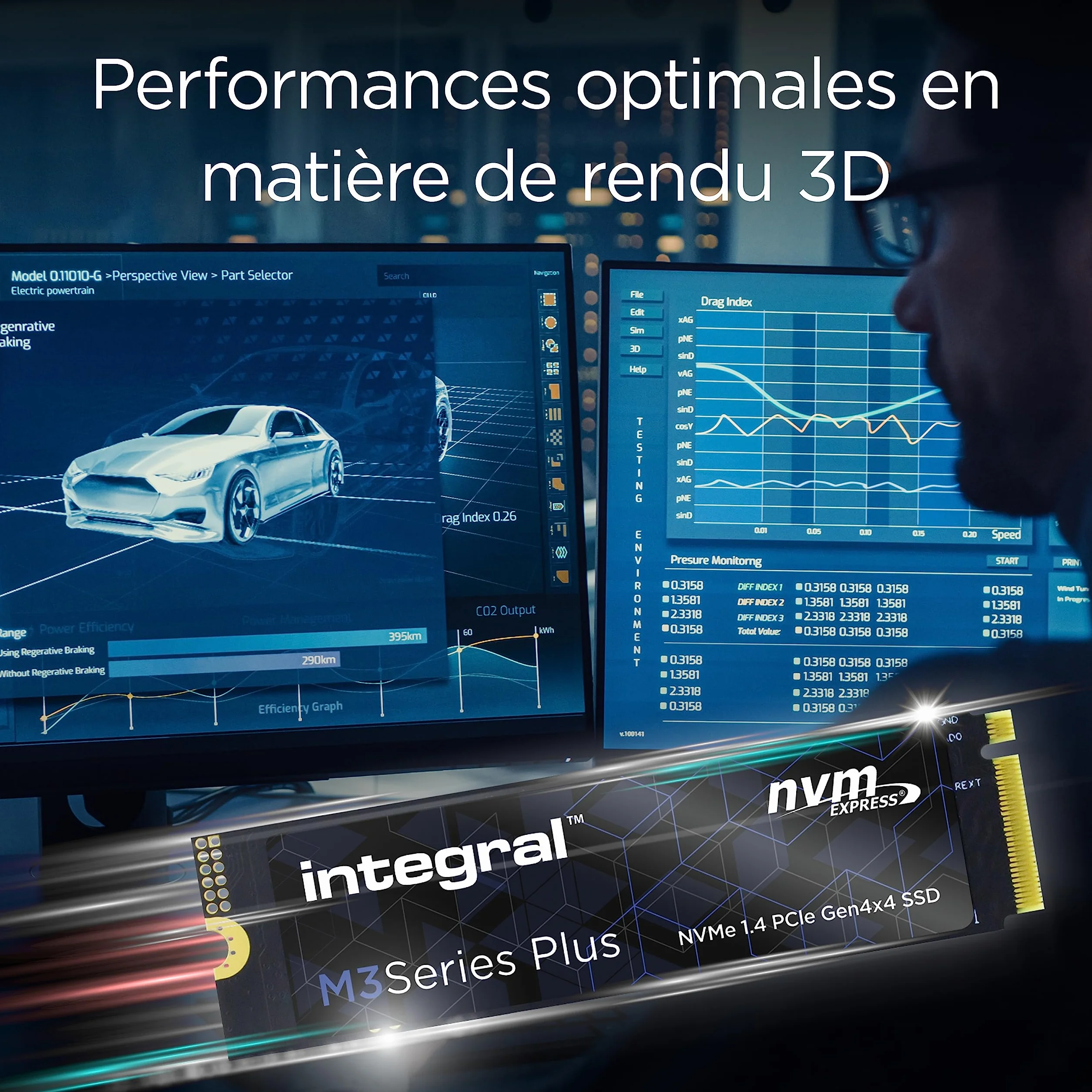Integral 500 GB M3 PLUS SERIES M.2 2280 PCIE GEN4 NVME SSD