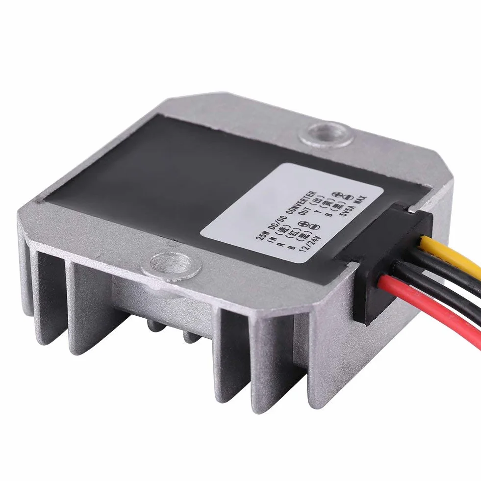 Przetwornica DC-DC 12V/24V do 5V 5A 25W przetwornica napięcia do zasilania samochodowego