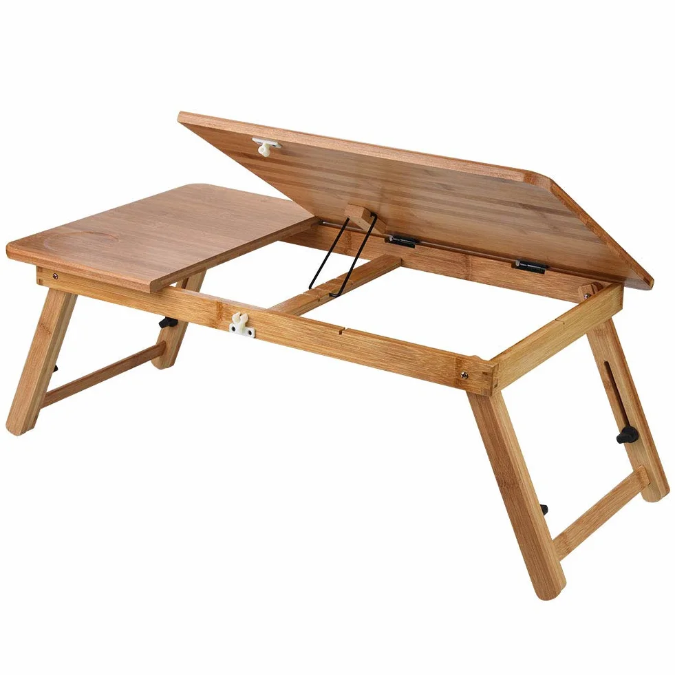Semme Przenośna, Składana Podstawka do laptopa. Ergonomiczna Konstrukcja do Rozkładanej Sofy na biurko. Lekka, Oszczędzająca Miejsce Dzięki Antypoślizgowemu Uchwytowi na Kubek (62 * 34 bez szuflady)