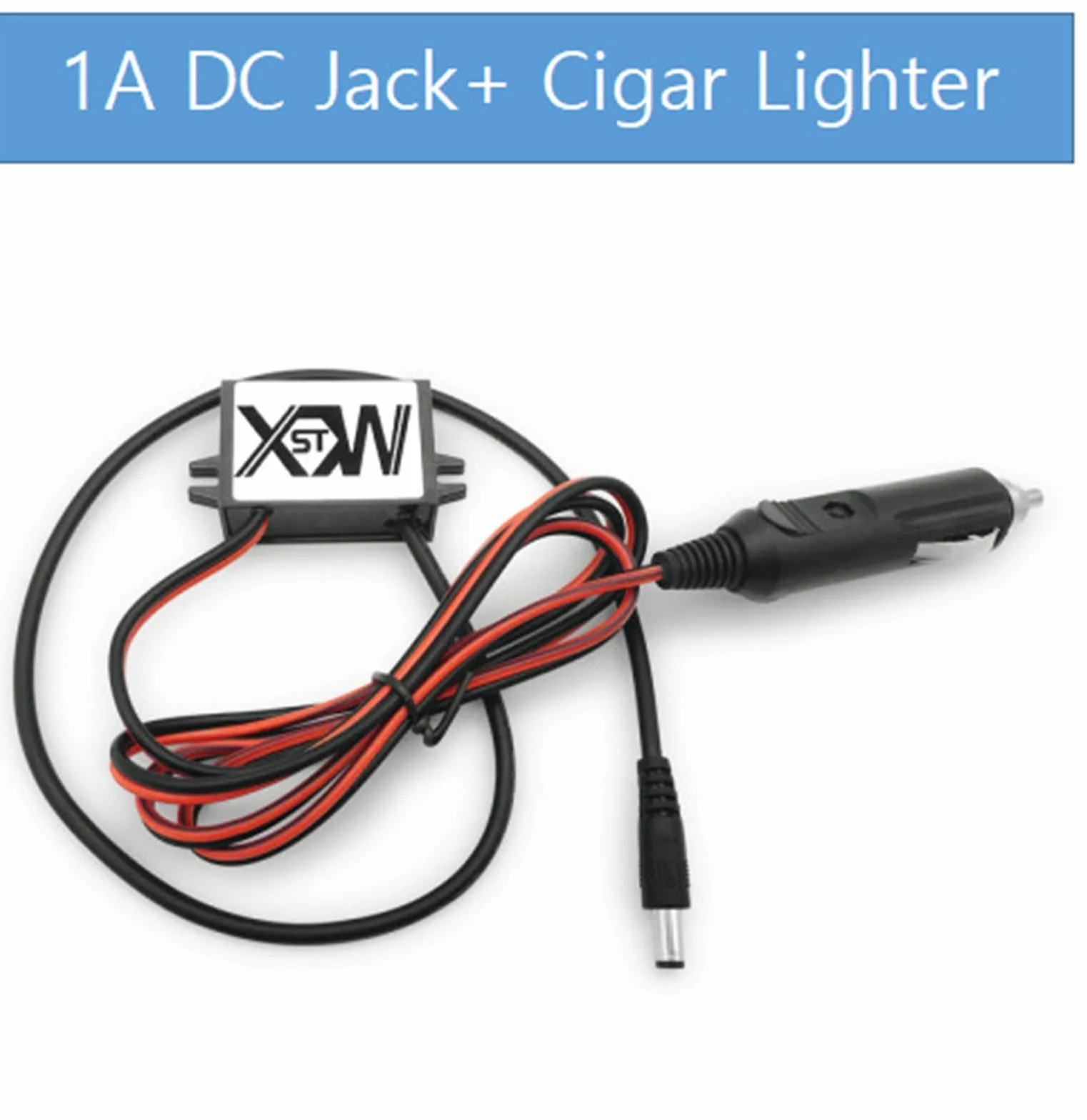 Ładowarka samochodowa 12 V 24 V do 5 V, 1 A, 2 A, 3 A, 5 A, konwerter z tworzywa sztucznego, wodoodporna, z zapalniczką Jack (zapalniczka do cygar 1A DC)