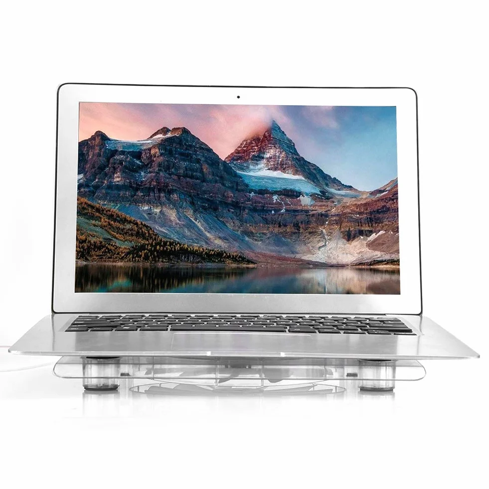 VBESTLIFE Ultra cichy wentylator chłodzący USB z lampkami RGB do /PS3/laptopa/One