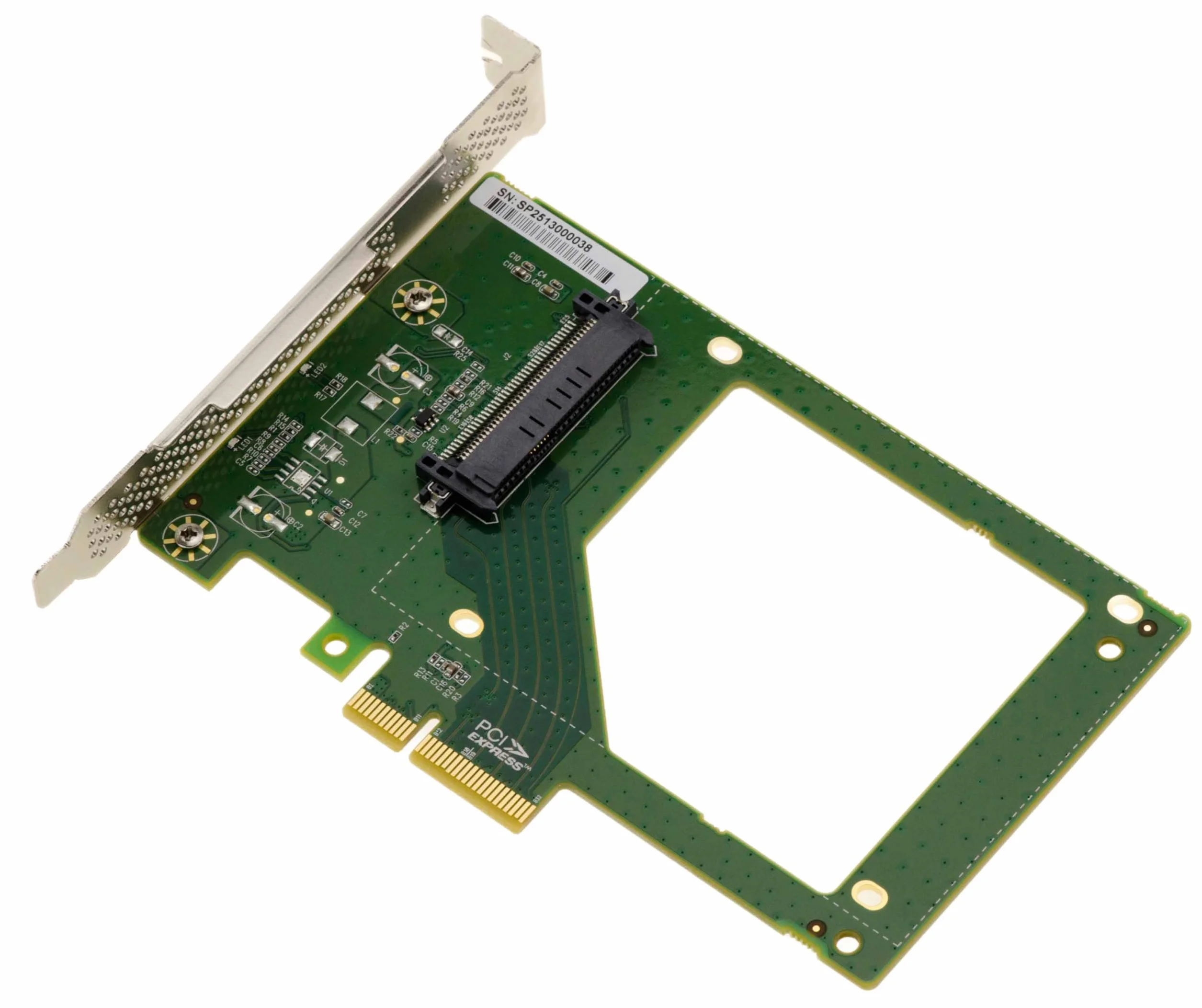 KALEA-INFORMATIQUE Karta kontrolera PCIe x4 Gen 4.0 dla dysków SSD NVMe U3 SFF-8639