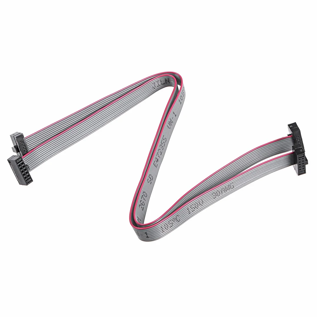 sourcing map IDC 10 pins wtyczka kabel płaski gniazdo 20 cm 1,27 mm odstęp DE