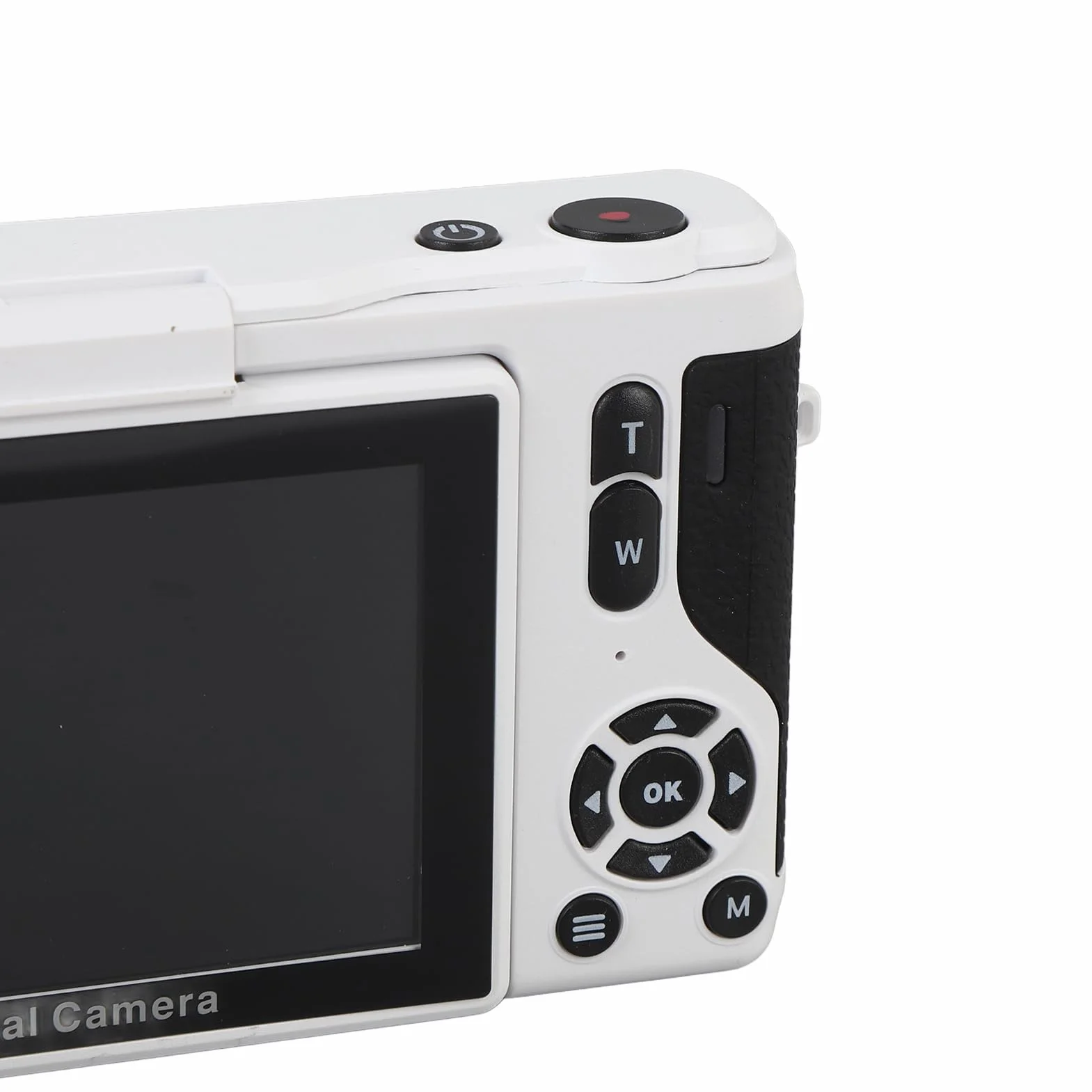 Aparat Cyfrowy 4K 64MP z automatyczną regulacją Ostrości i Bezlusterkowym Aparatem do Selfie do Robienia zdjęć (WHITE)