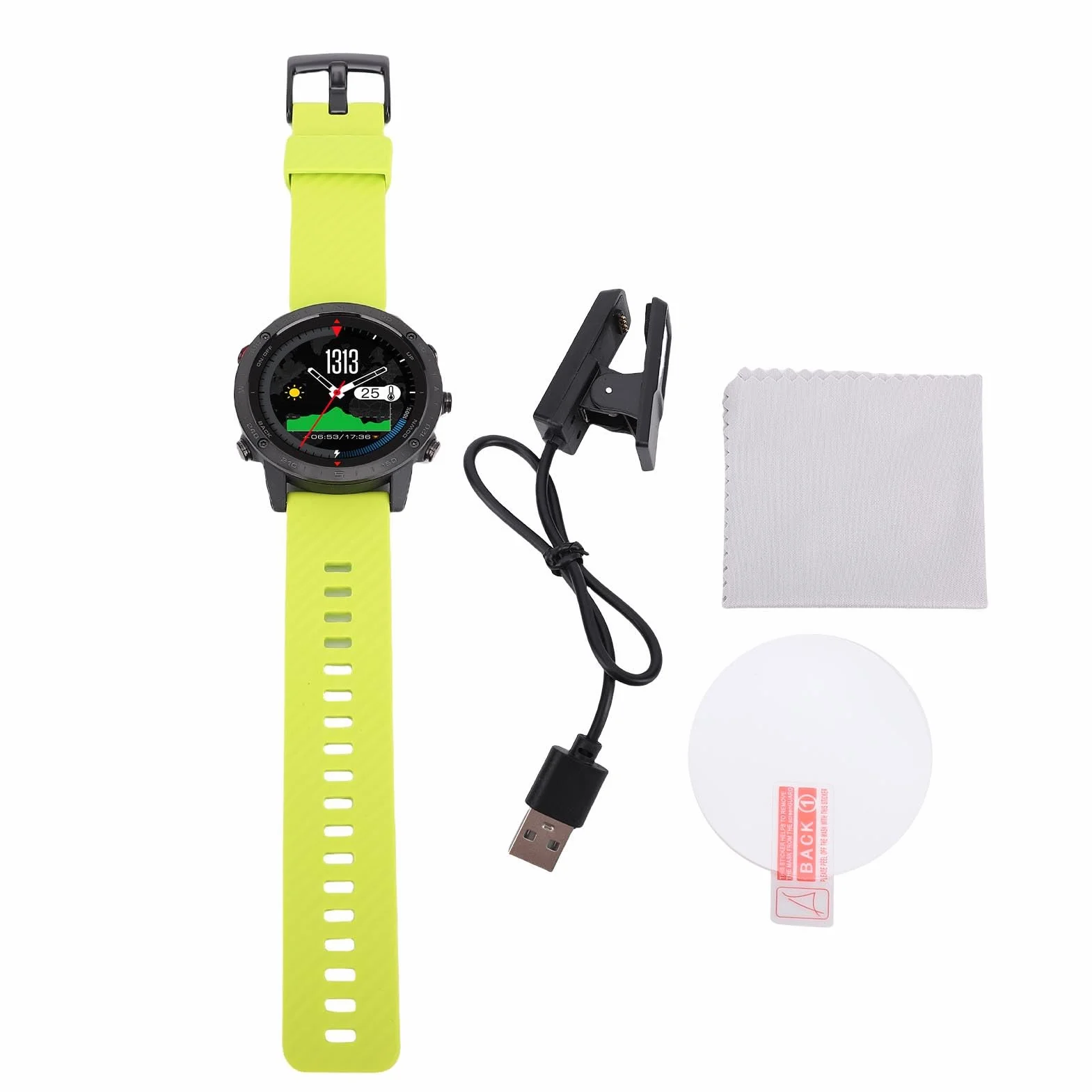 Keenso Smartwatch Nurkowania, Sportowy na Rękopis do Biegania na świeżym Powietrzu, Przypomnienie Komunikatów, Odpowiednie do Sportu i Codzienne Użytkowanie