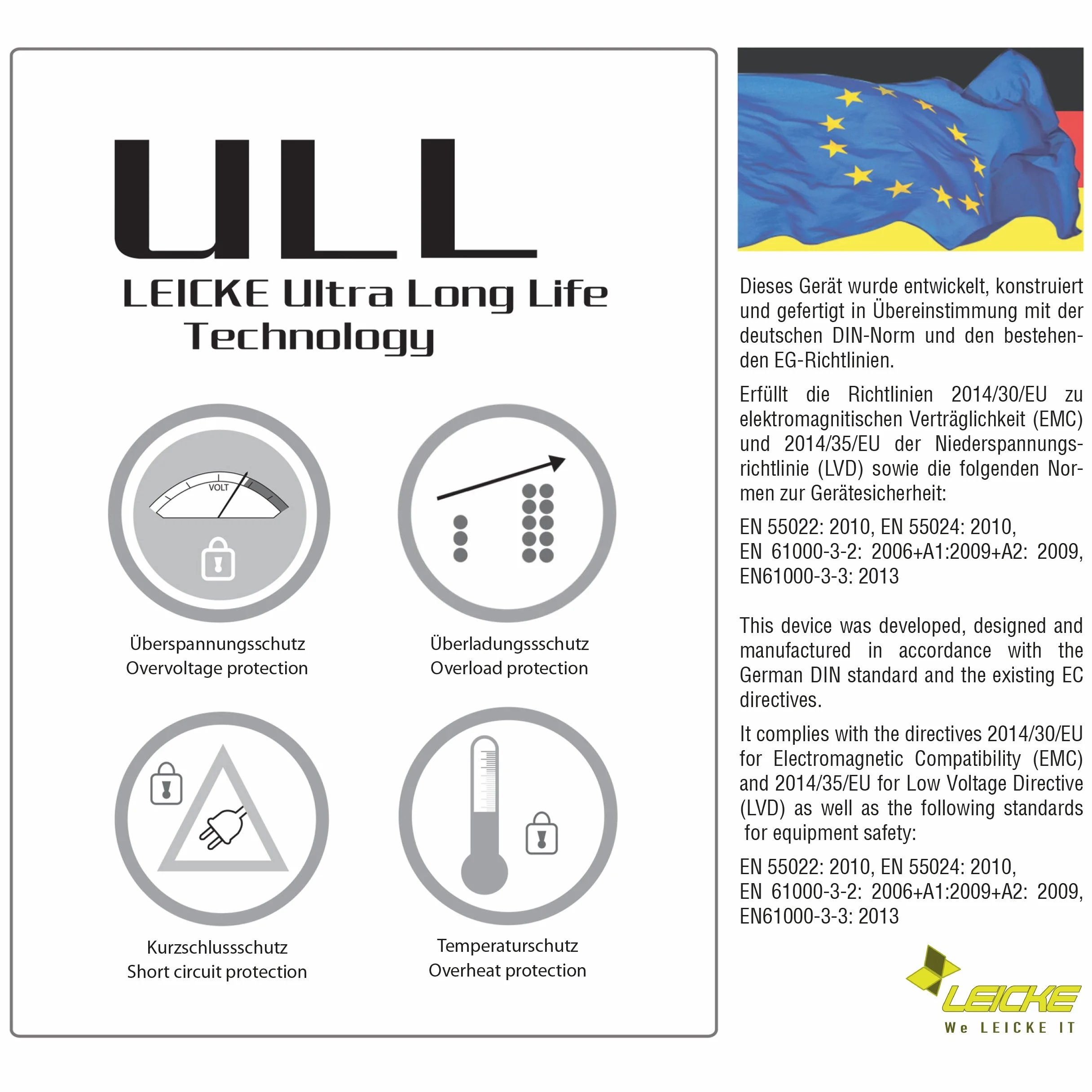 LEICKE Zasilacz 5 V 3 A | ładowarka 15 W do zewnętrznych napędów DVD/Blu Ray – dyski twarde | akumulator, stacje ładujące, urządzenia inteligentne – do różnorodnych zastosowań