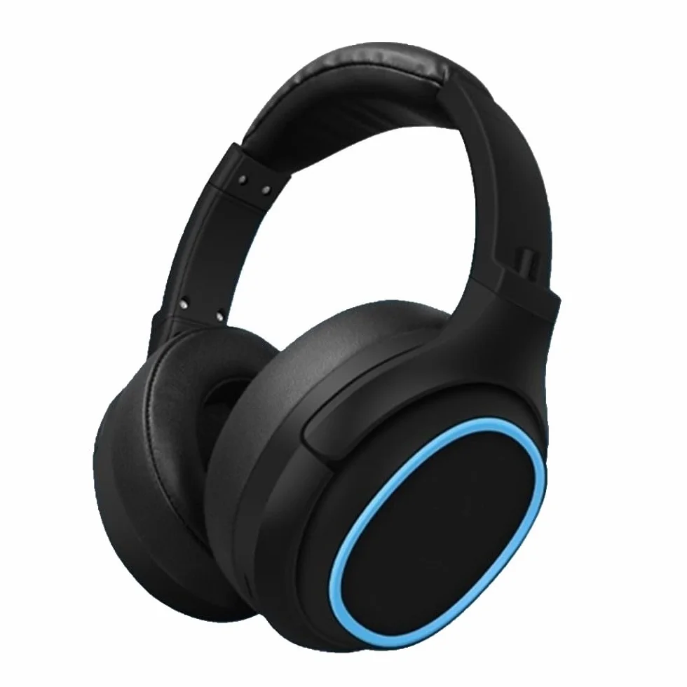 DYRBF bezprzewodowe słuchawki nauszne Bluetooth, składane słuchawki z mikrofonem, przetworniki 40 mm, głęboki bas, redukcja szumów, obsługa kart TF, zestaw słuchawkowy do gier, treningu, biura