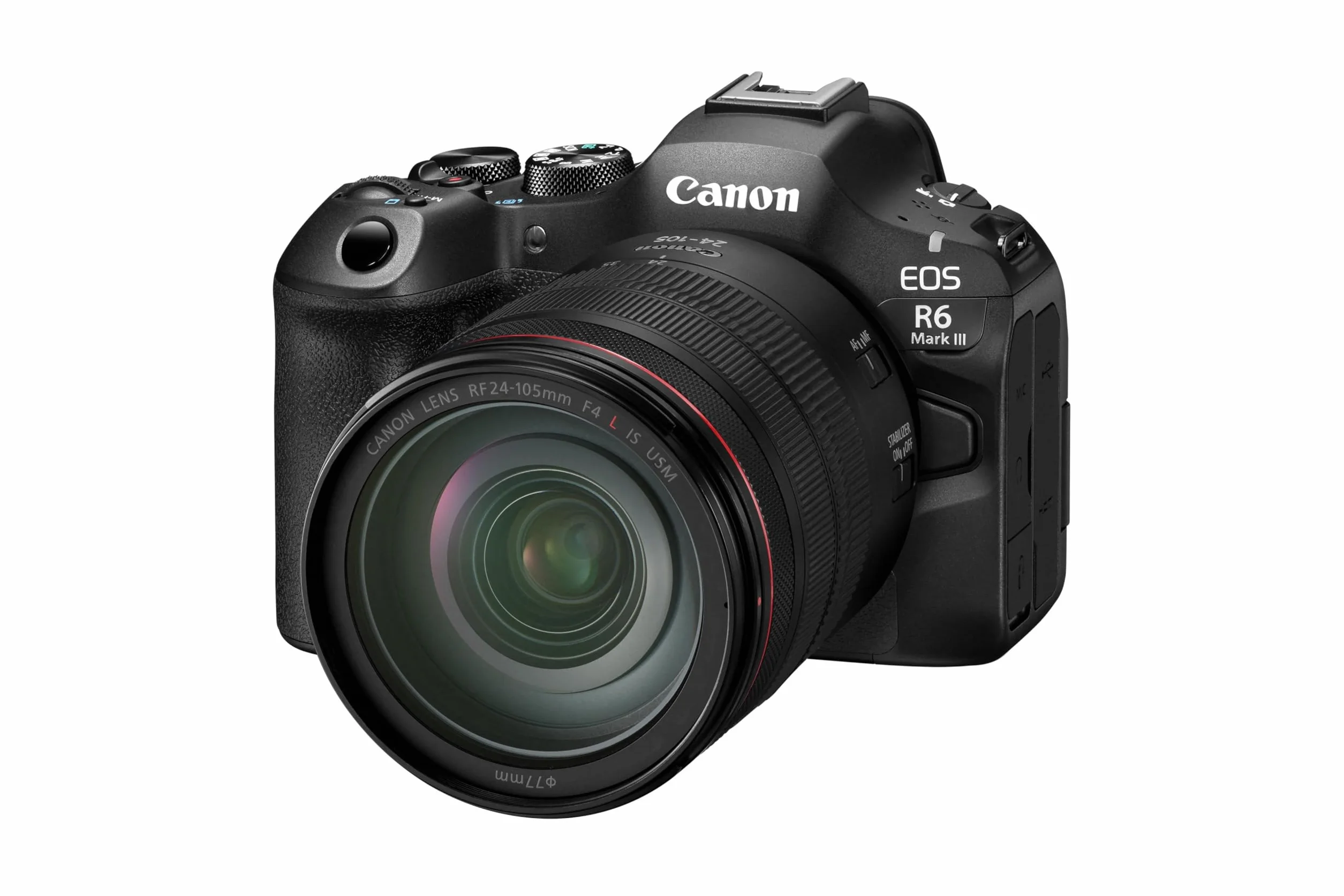 Canon EOS R6 Mark III aparat systemowy + obiektyw 24-105 mm F4 L IS USM – 32,5 MP, pełnoklatkowy, 40 FPS, podwójny pikseli CMOS AF II