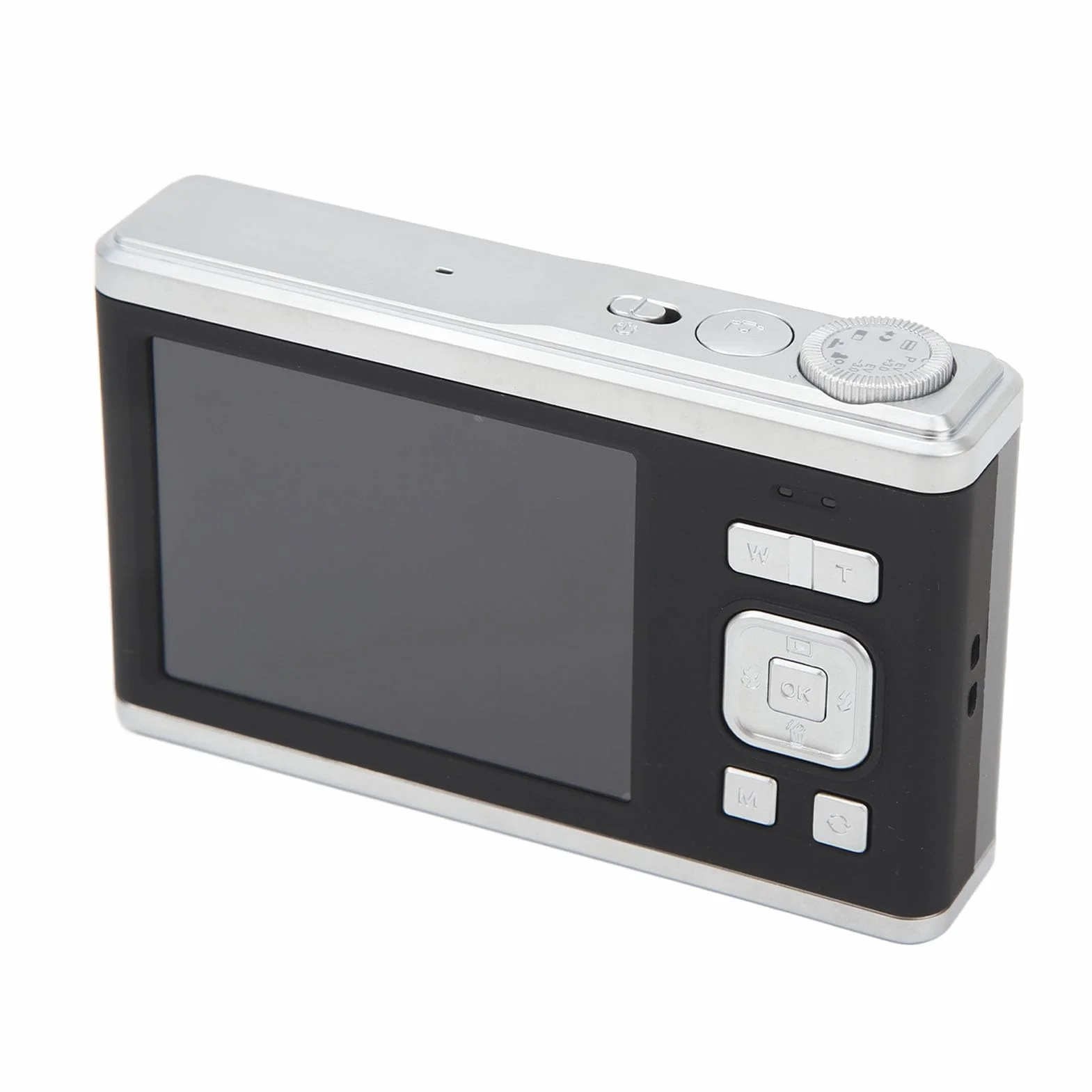 Aparat Cyfrowy o Wysokiej Rozdzielczości 60 MP i Wideo 4K, 10-krotny Zoom Optyczny dla Dzieci, Akumulator z Ekranem IPS o Przekątnej 2,88 Cala, Czarny Mini Aparat dla Studentów i