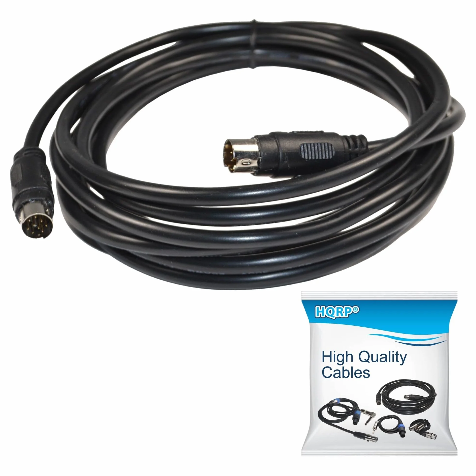HQRP 9-biegunowa wtyczka na 9-biegunową wtyczkę kabel audio do Bose 302580-1001; Bose Lifestyle 135 235 48 T10 V20; CineMate 130; SoundTouch 130 podstawek