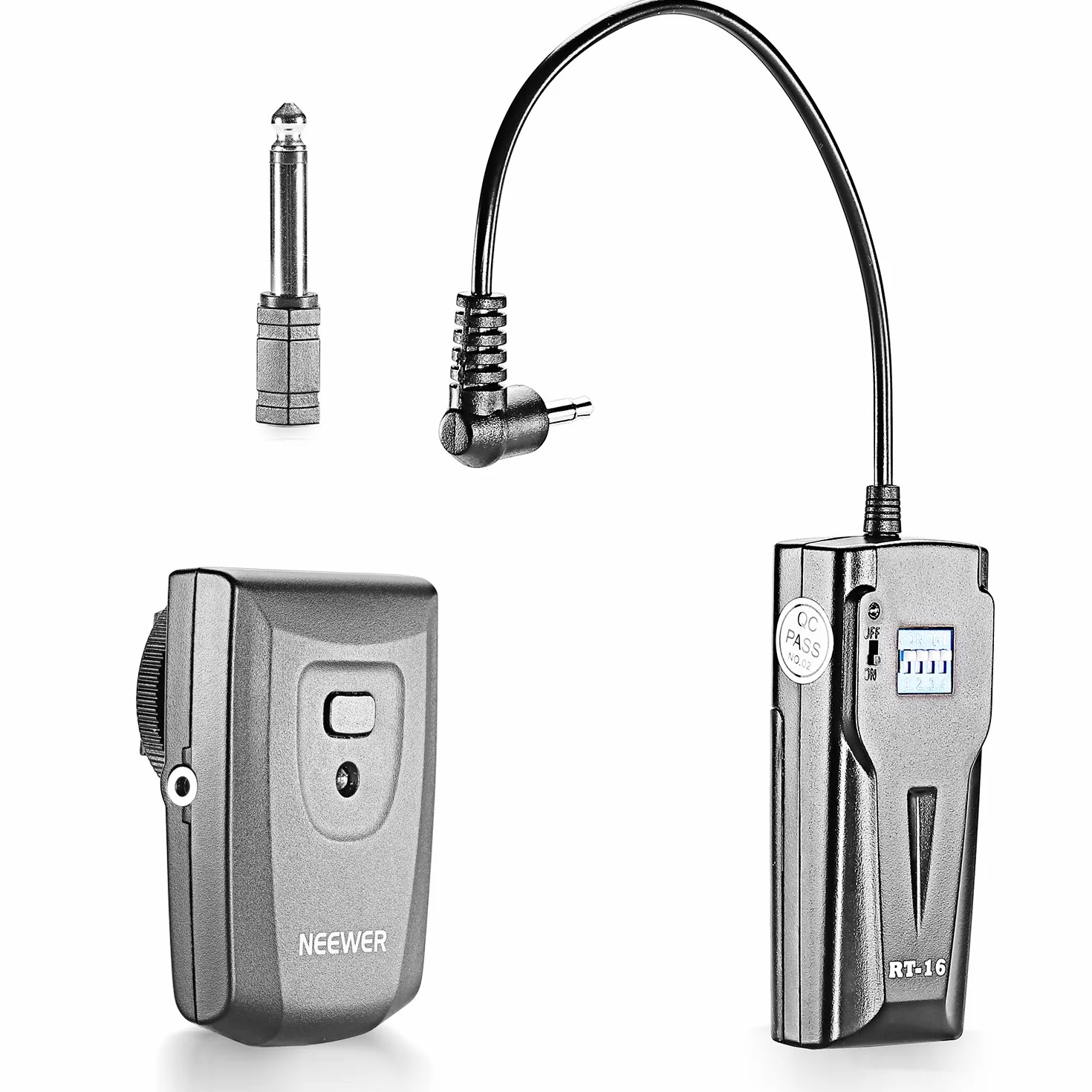 Neewer 16-kanałowy bezprzewodowy wyzwalacz lampy błyskowej RT-16, kompatybilny z Neewer S101-300W, S101-400W, S101-300W PRO, S101-400W PRO i innymi lampami studyjnymi