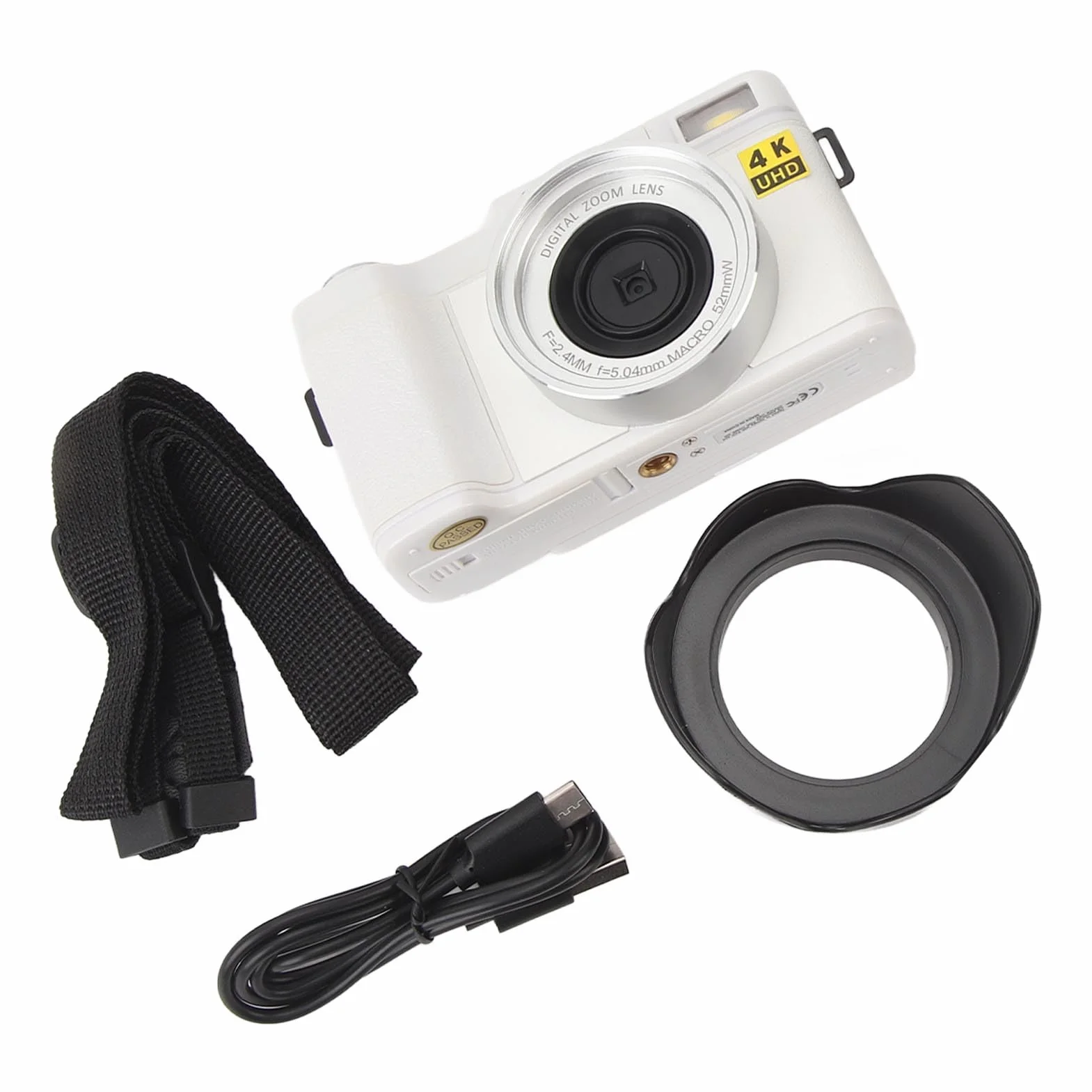 Aparat Cyfrowy, Aparat Cyfrowy z 16 -krotny ABS Zoomu dla Fotografii (WHITE)