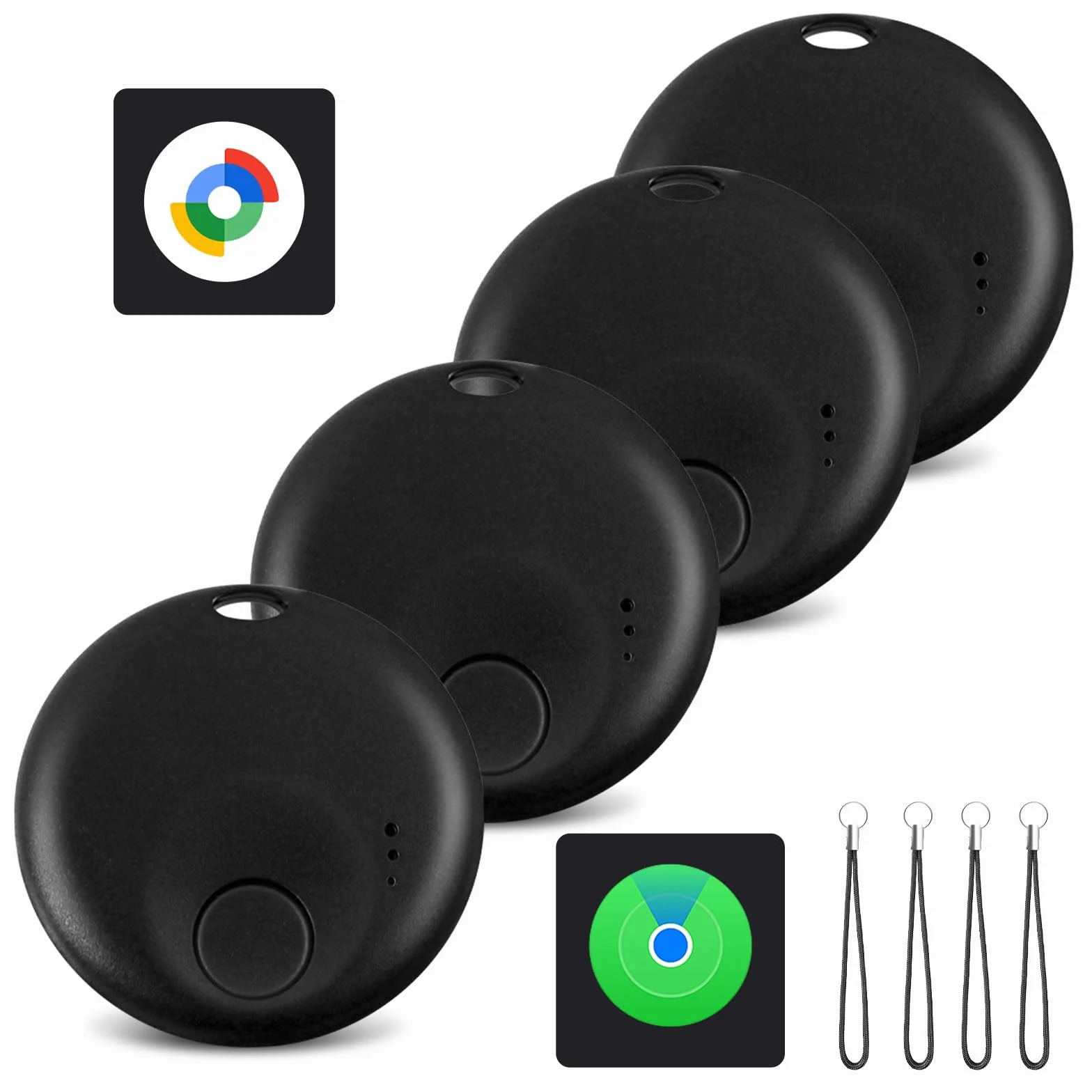 Spedal 2-en-1 Android Tracker Tag Bluetooth (4 czarne)