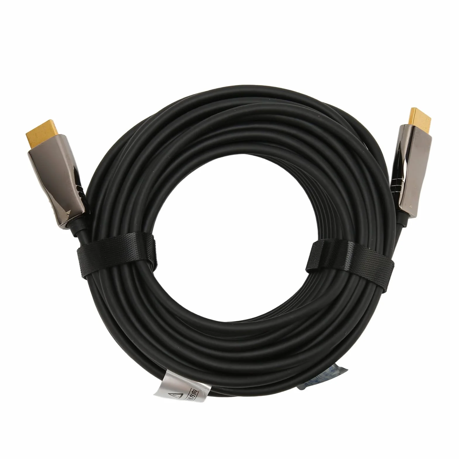 Qcwwy Kabel Interfejsu Multimedialnego 4K HD 2.1, Duża prędkość 18 Gb/s, Kabel Optyczny do Kontrolerów Gier, do Projektora (25 m / 82 stopy)