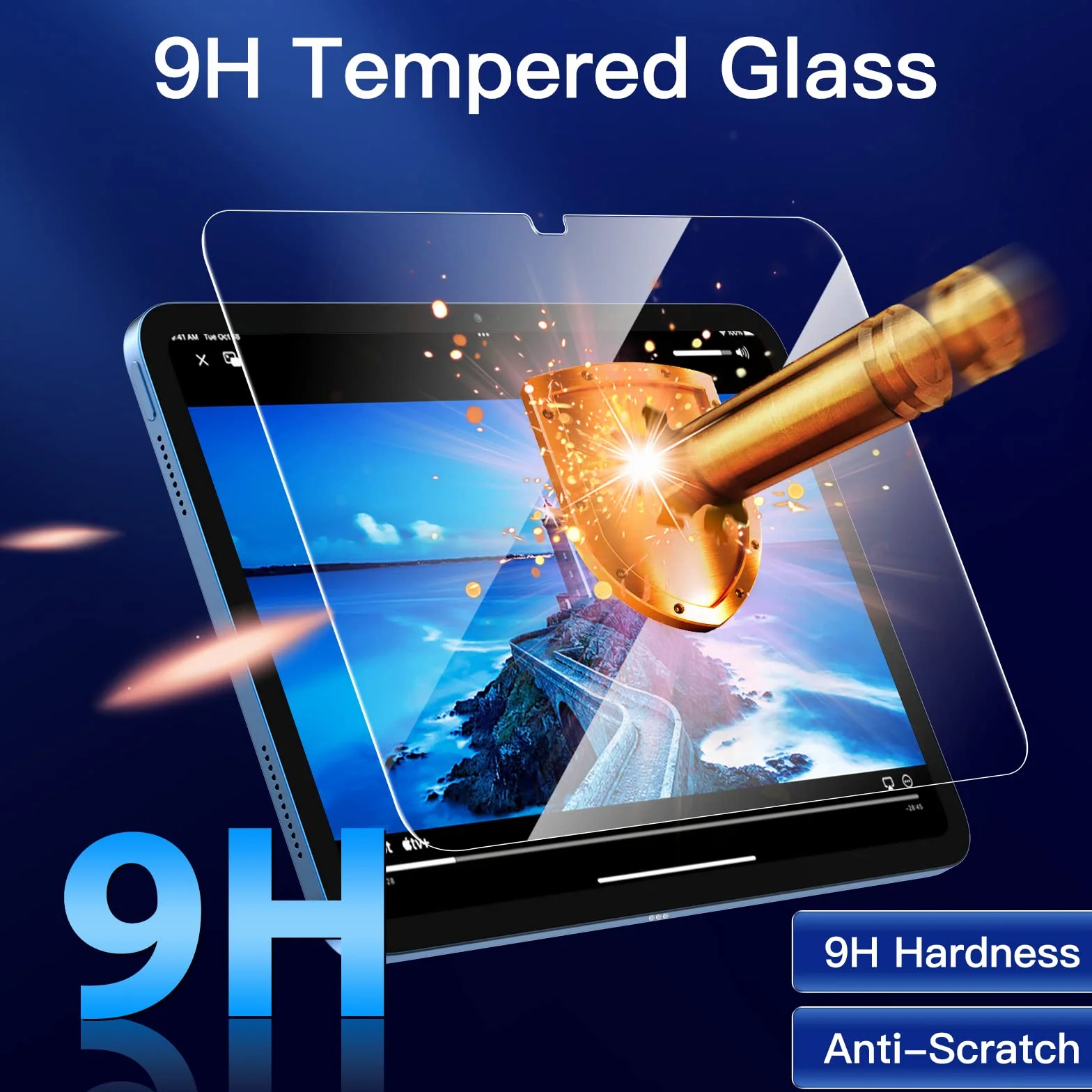 JETech Ochraniacz Ekranu dla iPad 11. / 10. Generacja 2025 2022 Folia ze Szkła Hartowanego HD 2 Sztuki