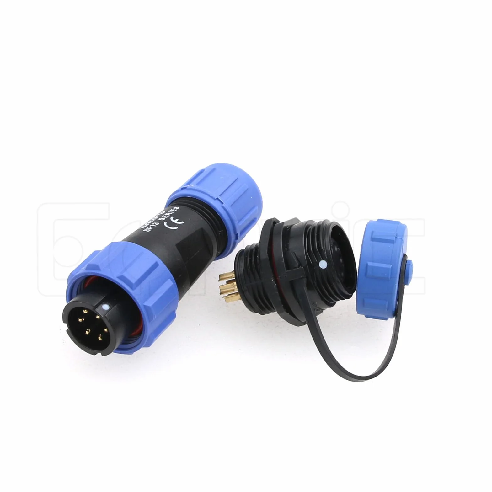 Weipu SP13 6 Pin 5A Aviation Waterproof Circular Connectors Wire Power LED Connector Wyposażenie elektryczne Power Plug Panel Mount gniazdo żeńskie tylne mocowanie